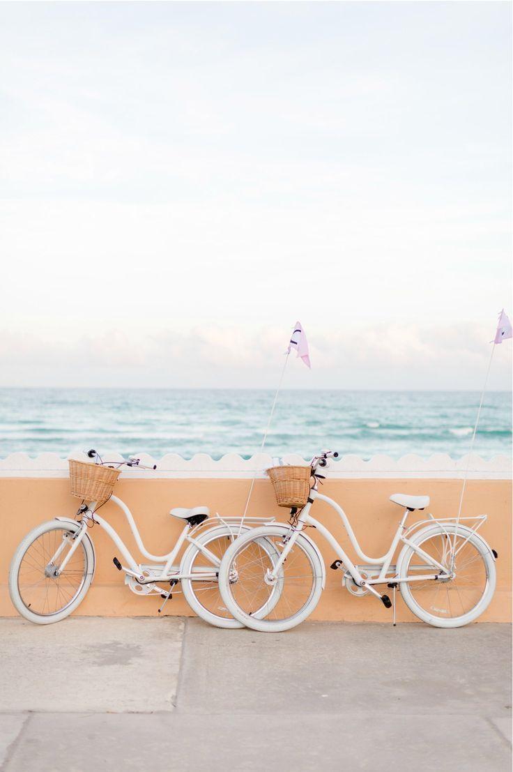736x1107 Biking at the beach. Beach wall collage, Picture collage wall, Photo wall collage