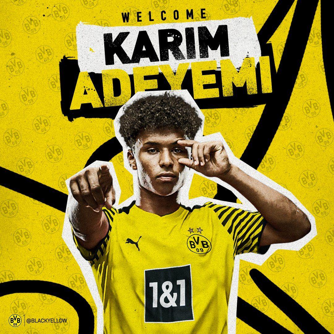 1080x1080 Borussia Dortmund's Karim Adeyemi's Fast's Home ✍️