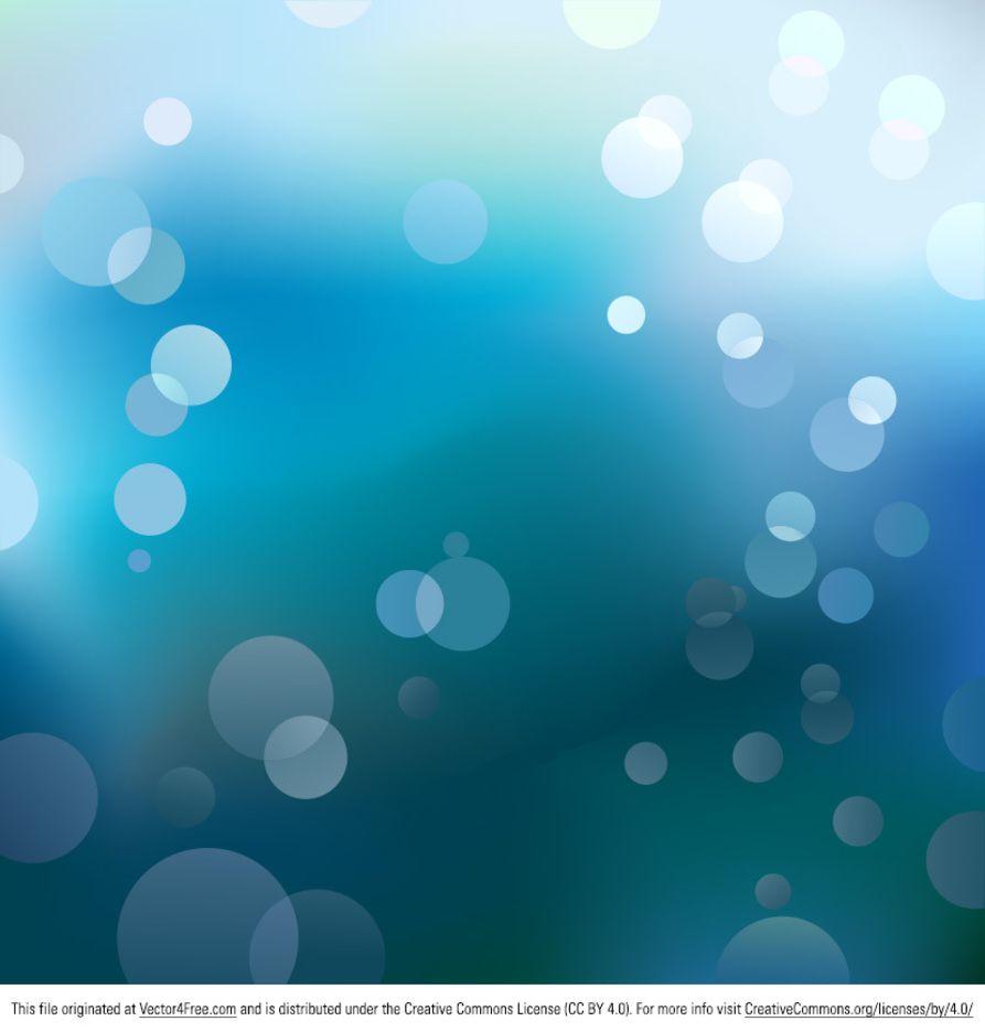 893x936 Blue Bokeh Background