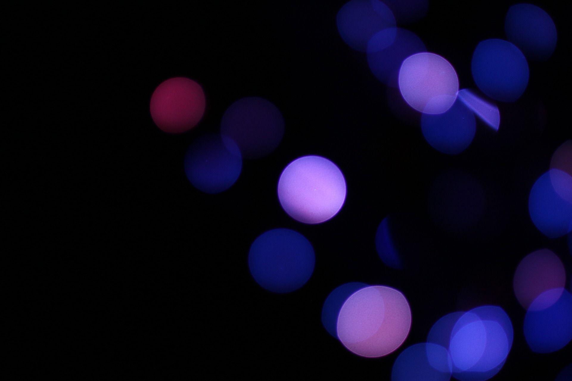 1920x1280 Blue and purple bokeh circles