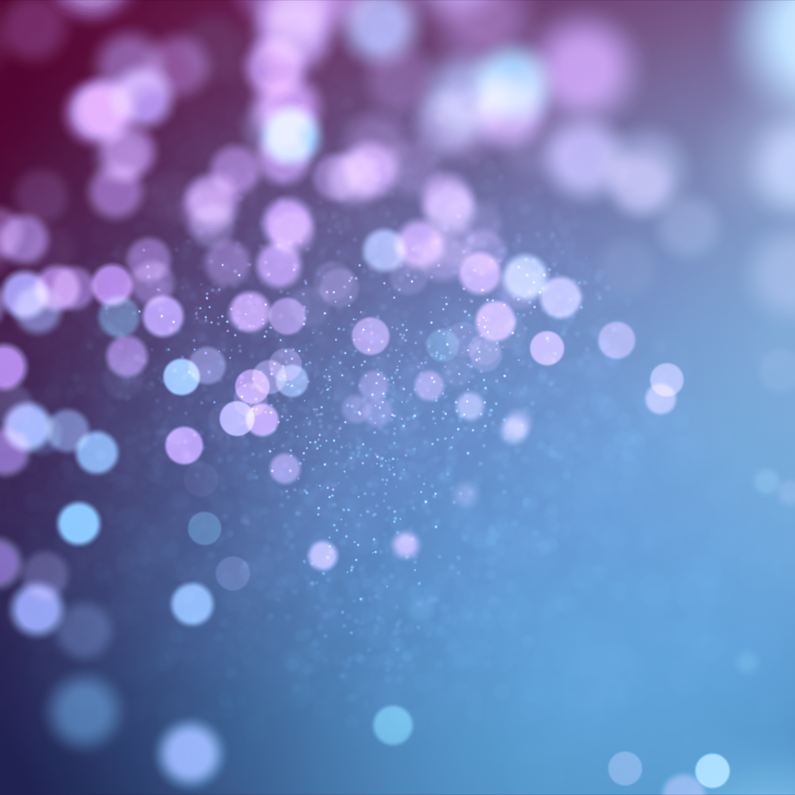 2732x2732 Lights Bokeh Wallpaper 4K, Circles, Blur background, Blue