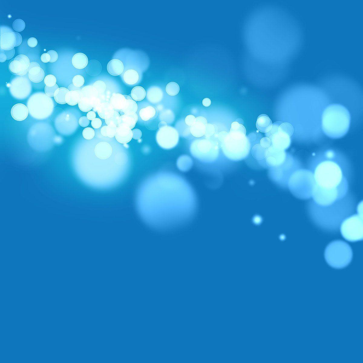 1200x1200 Blue Bokeh Free Photo Download