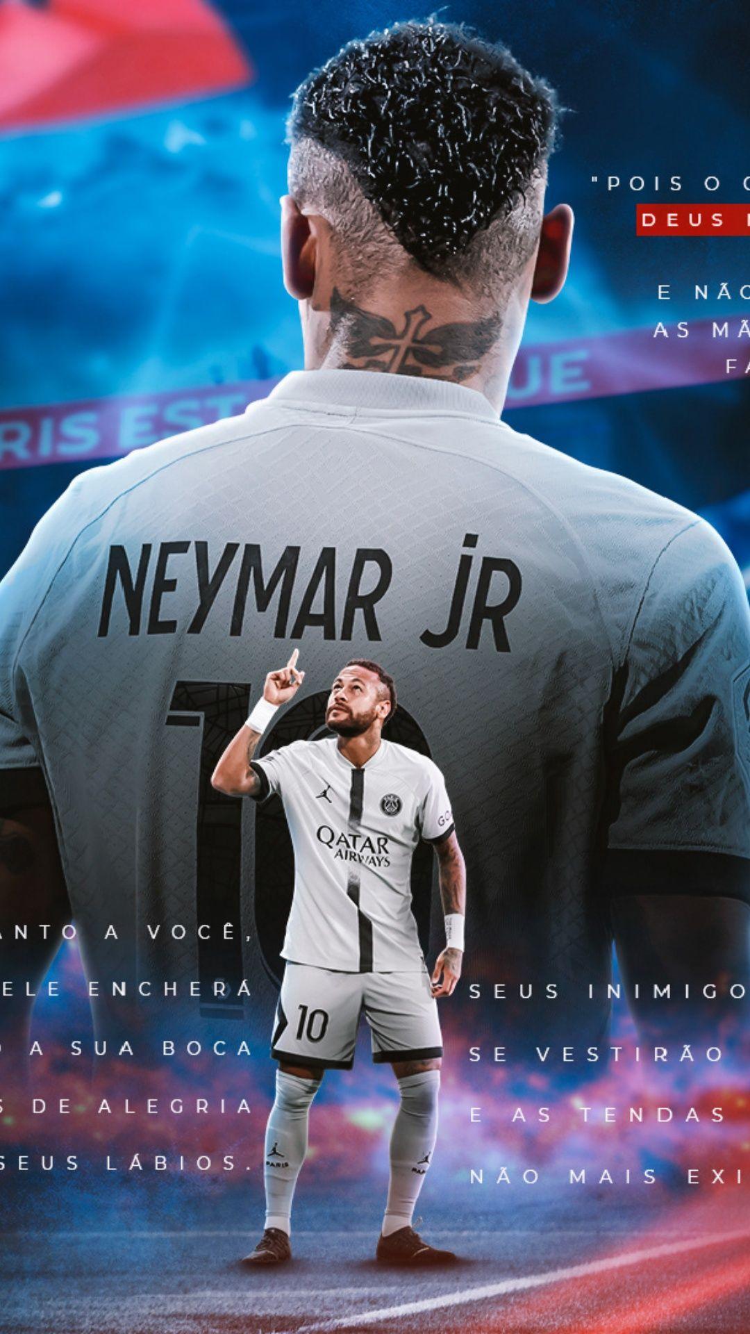 1080x1920 Neymar PSG 2023 Wallpaper