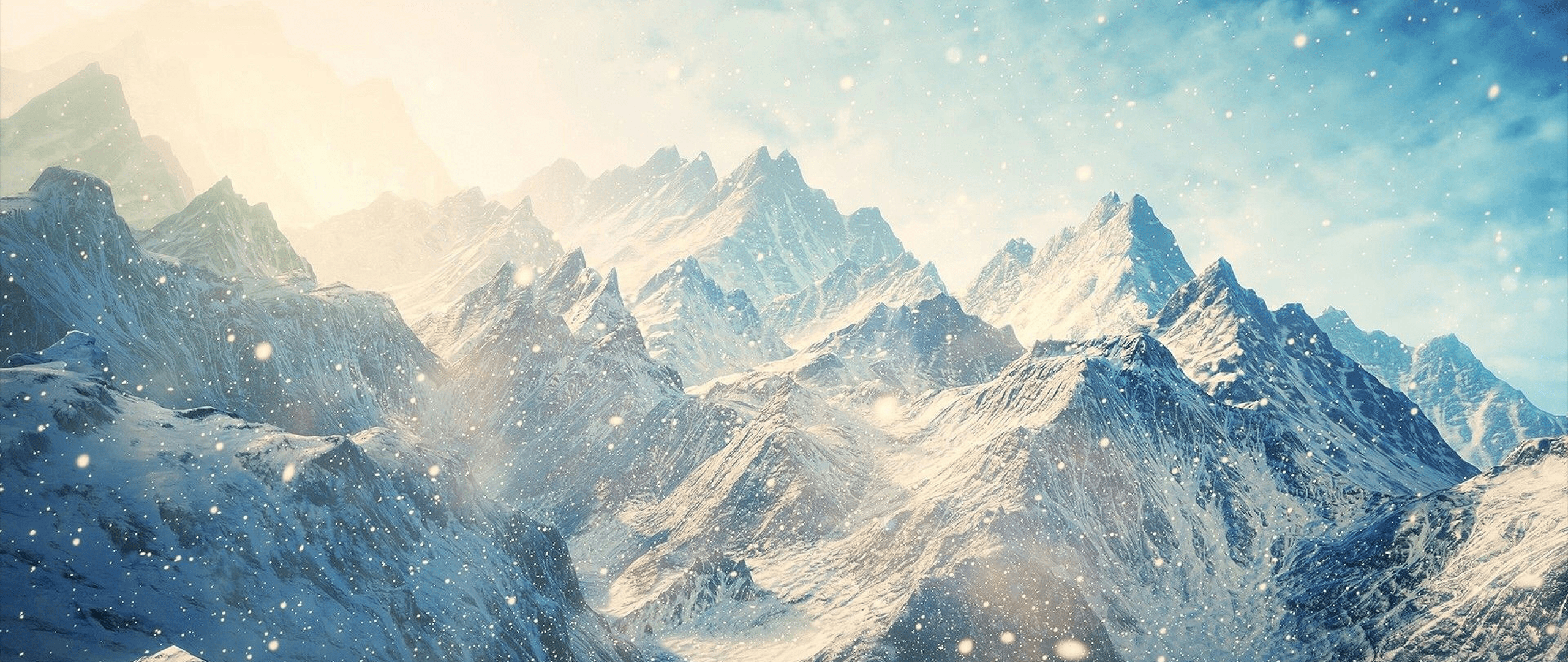 2560x1080 Ultra Wide Photography Mountains Nature Snow Winter Landscape Wallpaper:2560x1080
