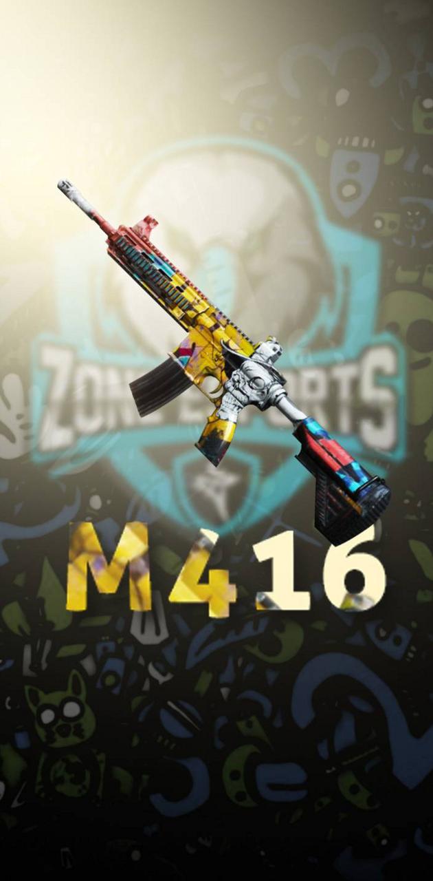 630x1280 M416 Pubg wallpaper