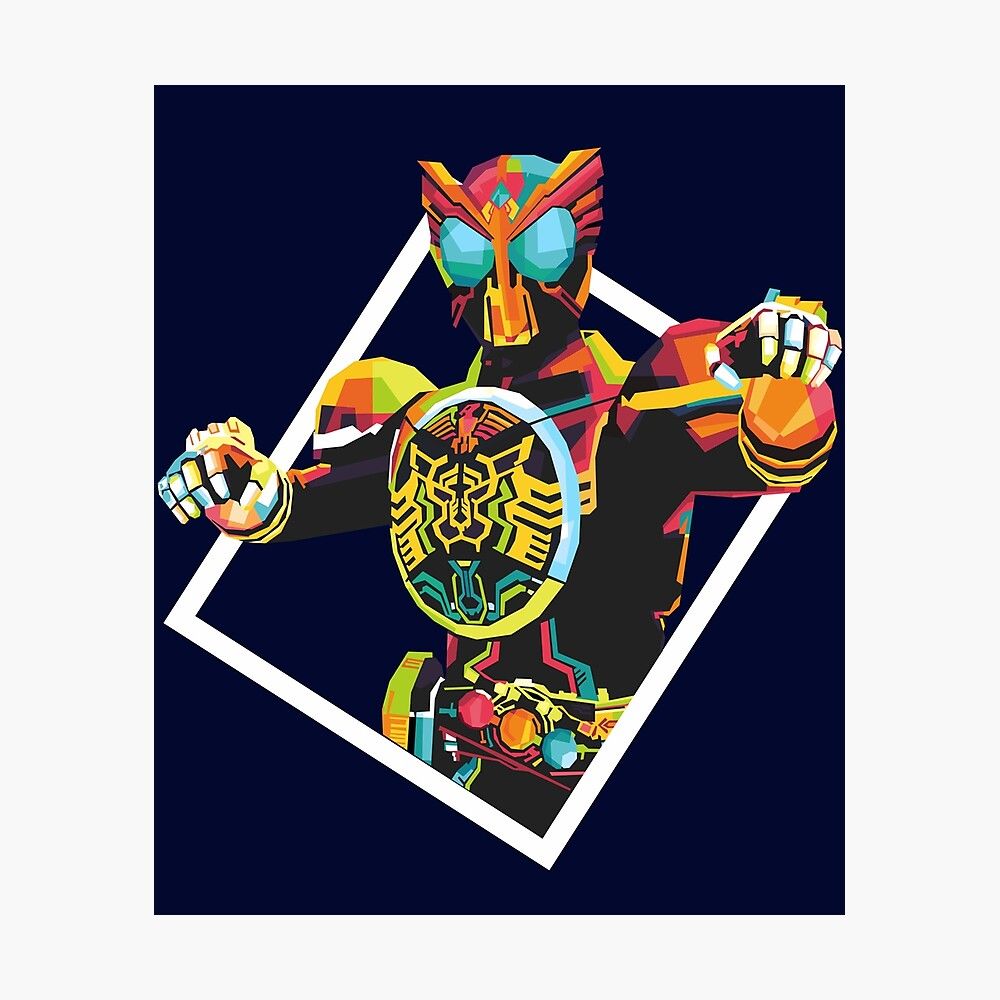 1000x1000 Kamen Rider OOO Poster