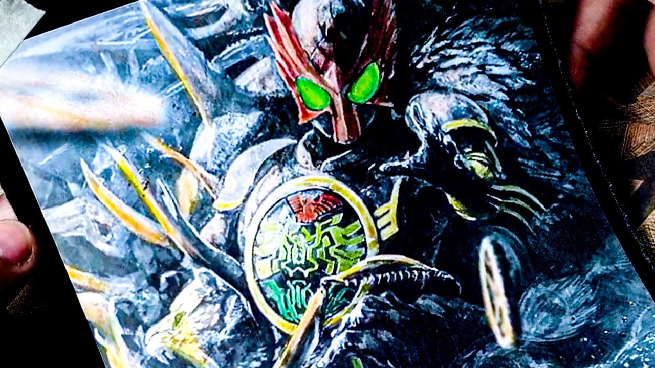 1280x720 Coloring Kamen Rider OOO Fights Greeed and Monster Yummy thereby Discovers a Deeper Purpose