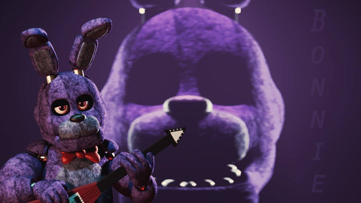 1192x670 Download Classic Bonnie from FNAF Wallpaper