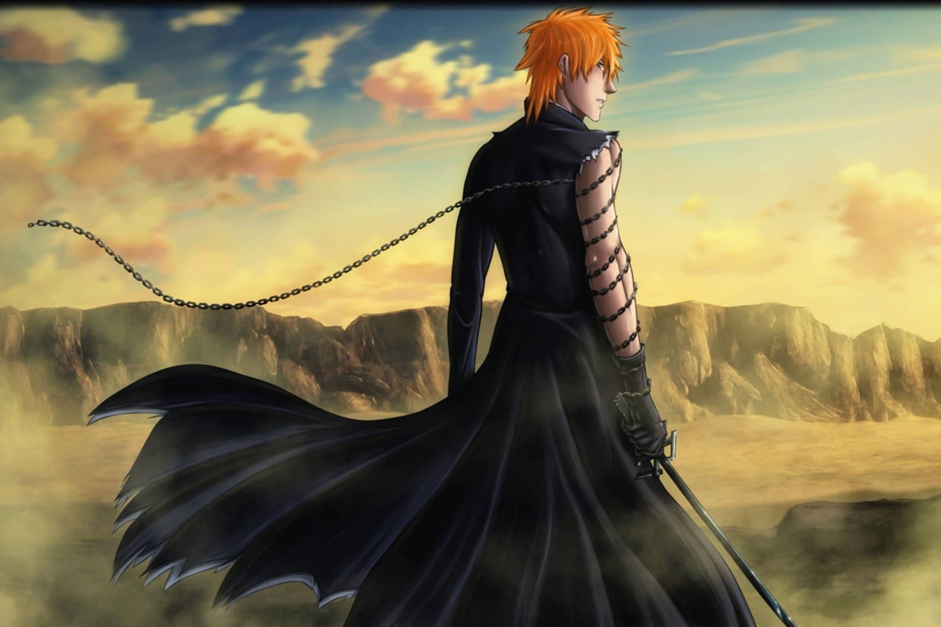1920x1280 Download Ichigo Bankai Black Sword Wallpaper