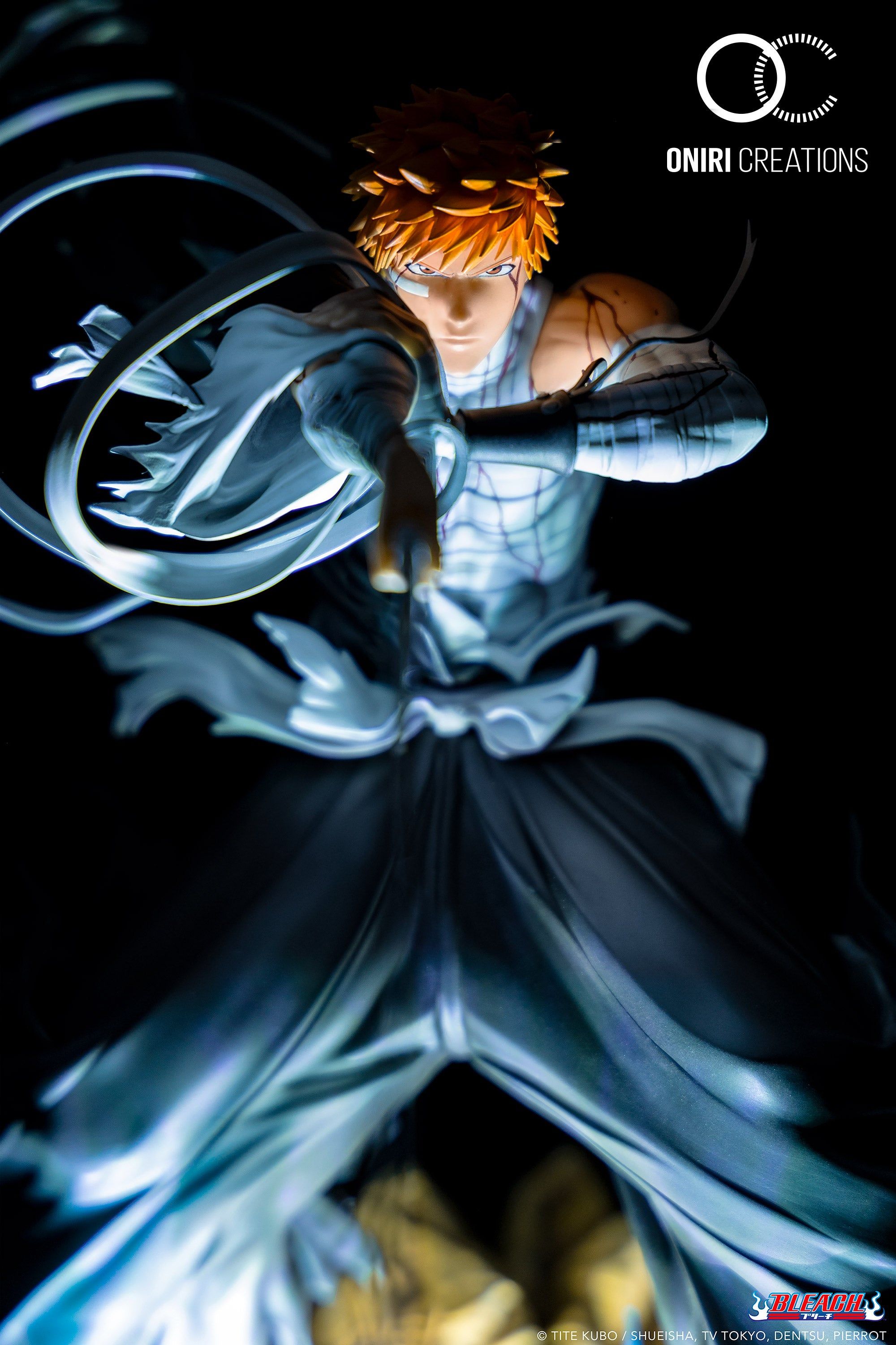 2000x3001 Kurasaki Ichigo First Bankai 1 6 Scale Statue Fiction Shop