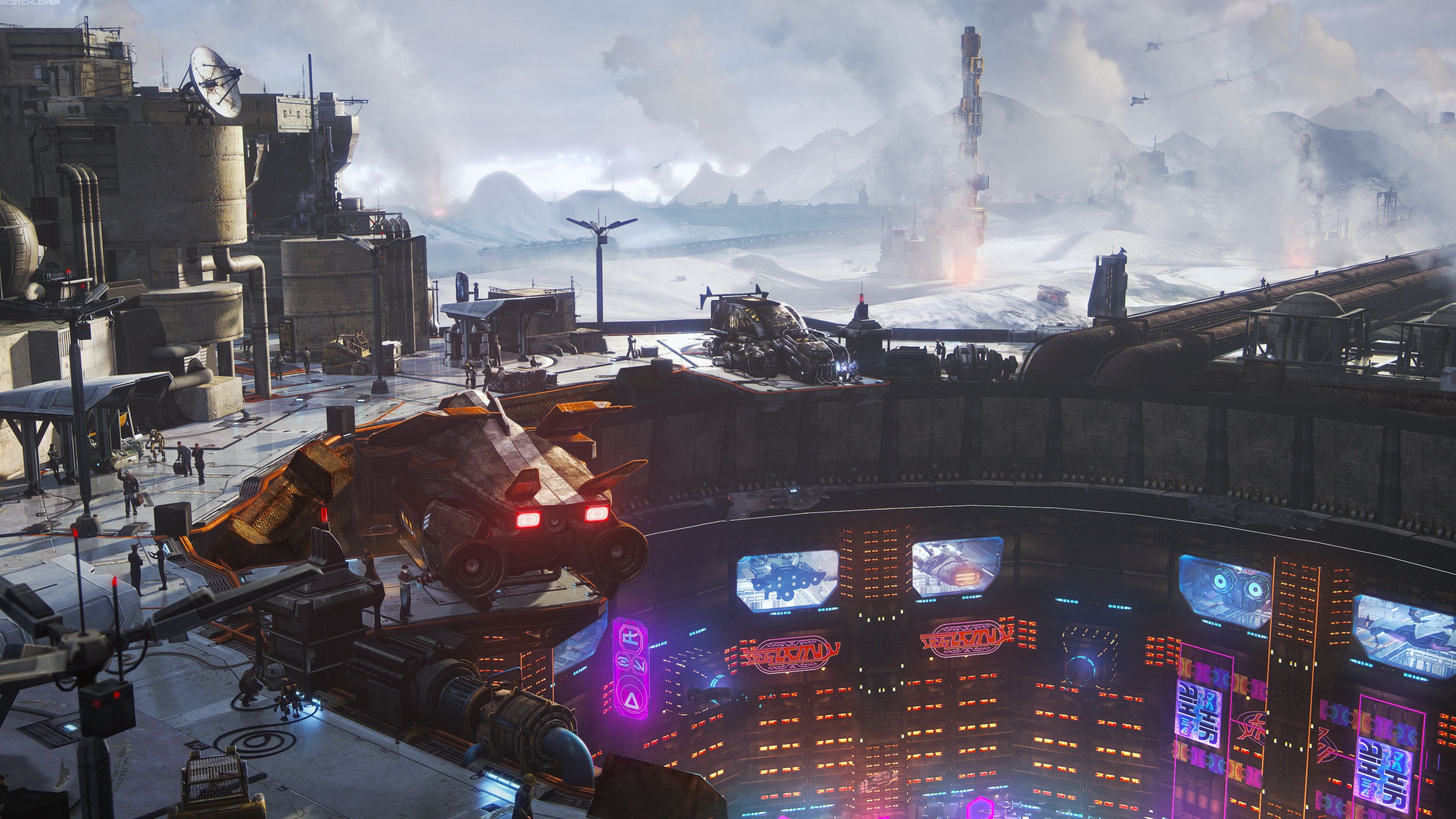 3840x2160 4K Futuristic Wallpaper and Background Image