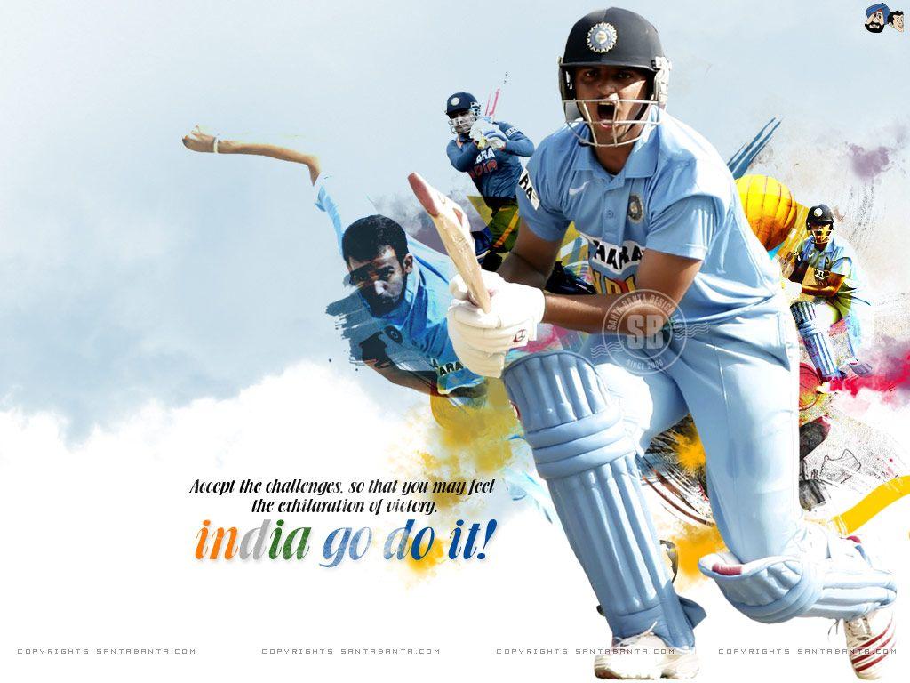 1024x768 Cricket Batsman Wallpaper