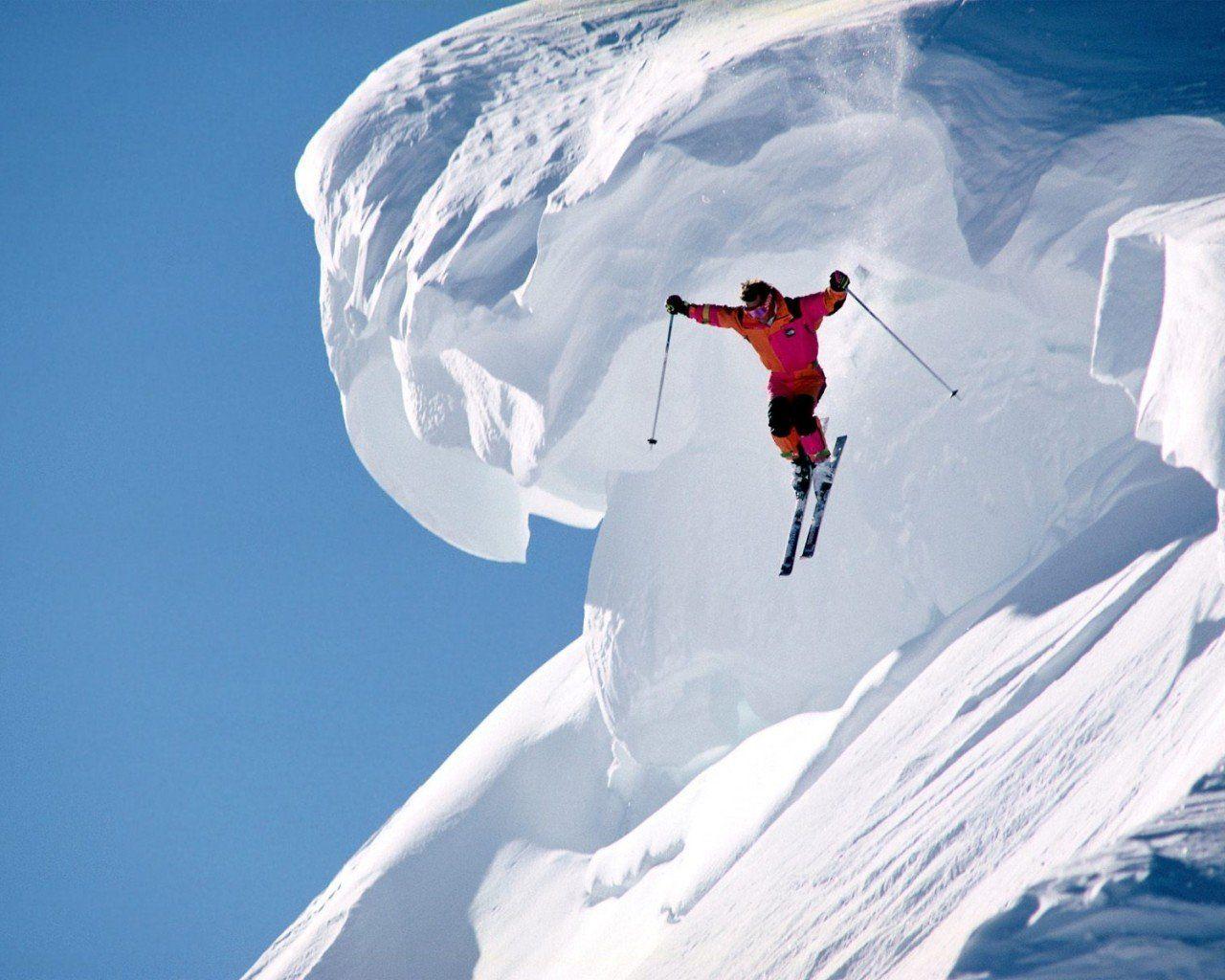 1280x1024 super skiing snow avalanche HD wallpaper