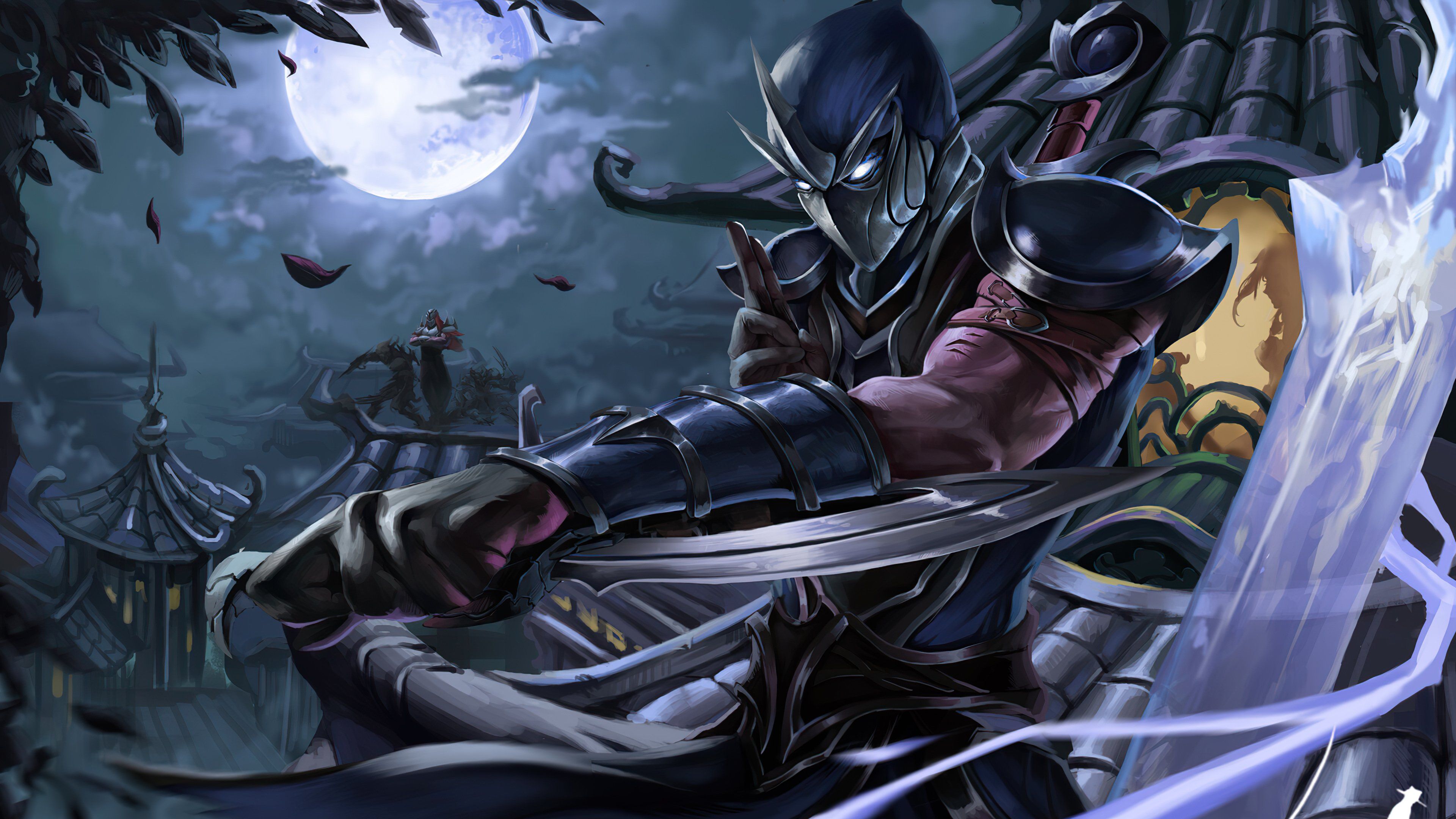 3840x2160 LOL Shen LoL Art PC DeskK Wallpaper & Artwork