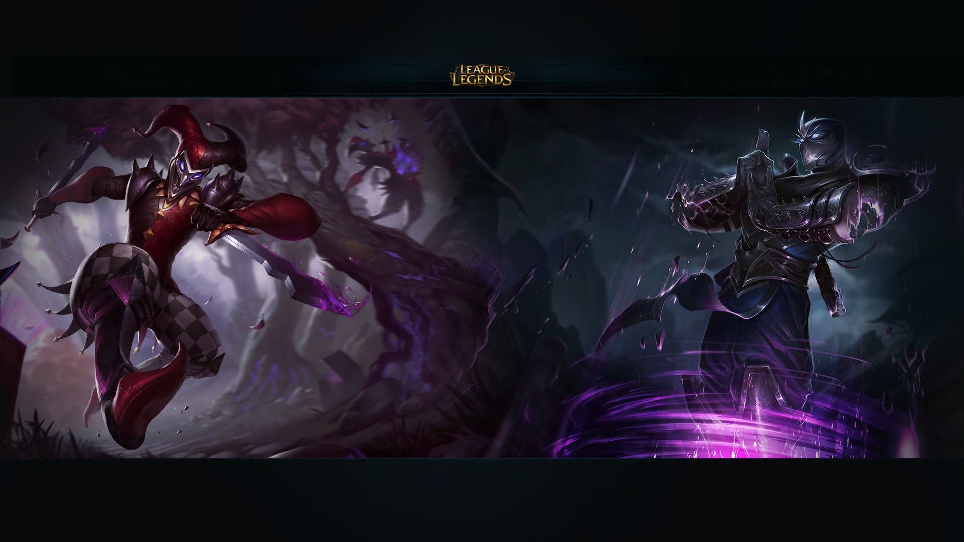 1920x1080 Shaco League Of Legends Shen League Of Legends Wallpaper:1920x1080