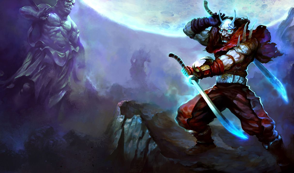 1215x717 NERFPLZ.LOL Shen Wallpaper (Chinese + American)