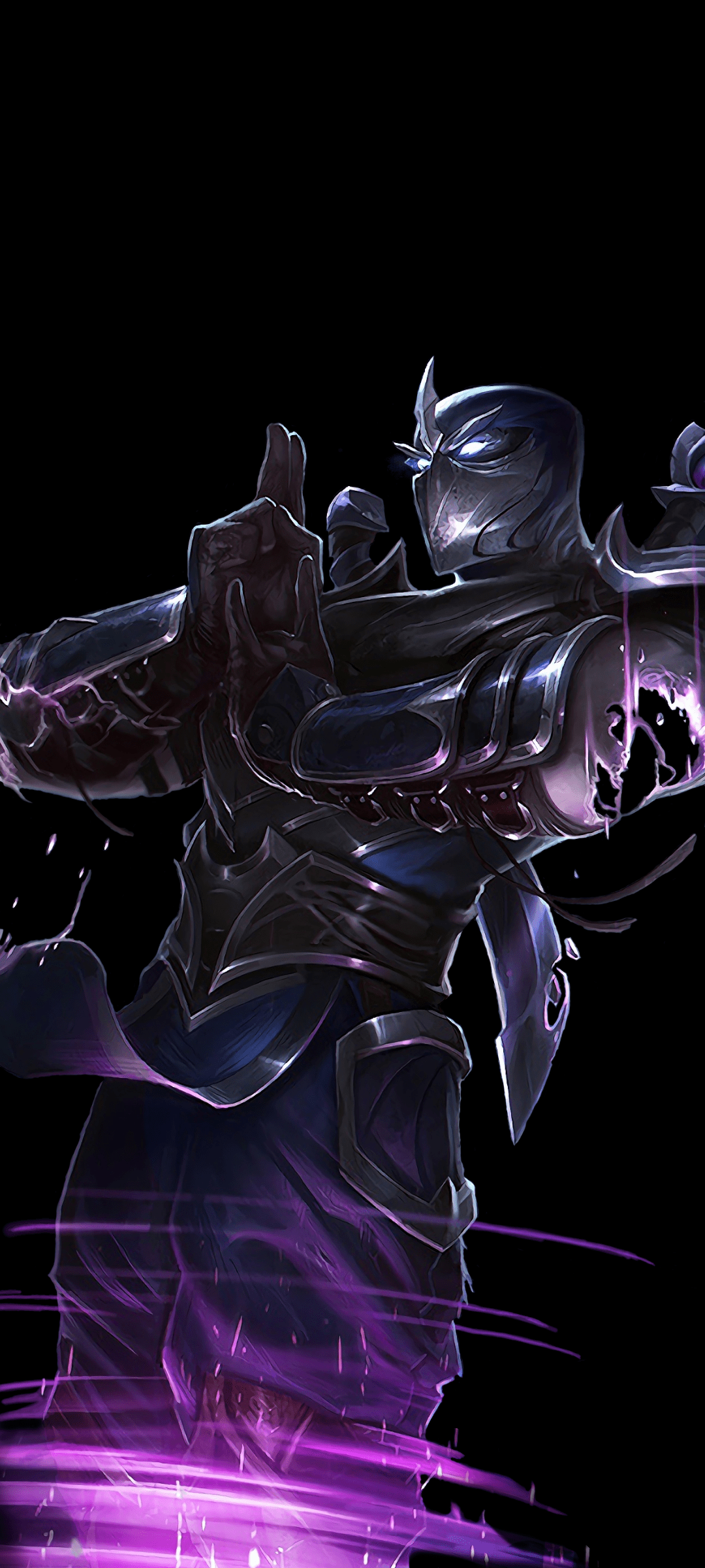 1080x2400 Turned the Shen splash art into an Amoled wallpaper for my phone. Wanted to share in case anyone else is interested
