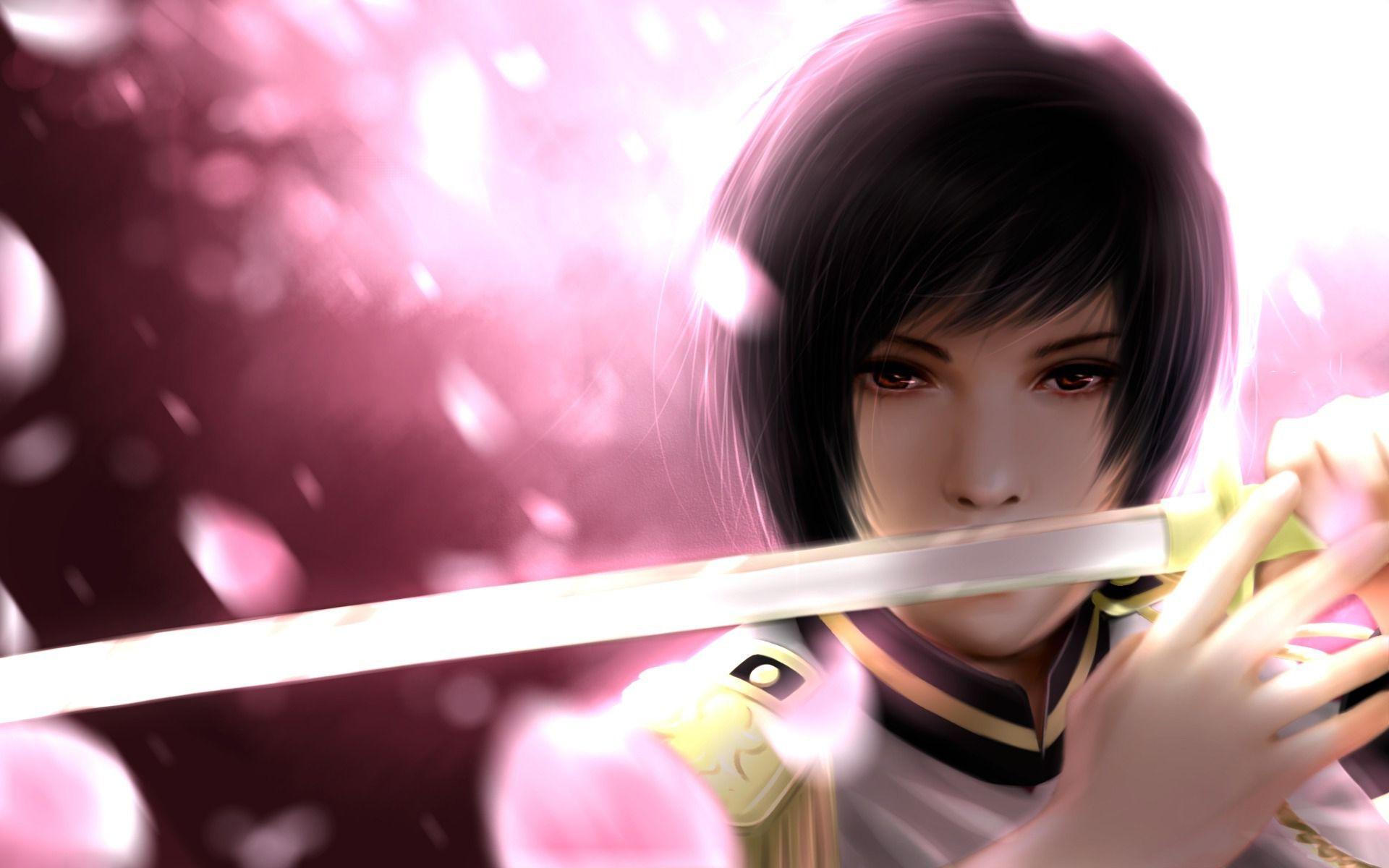 1920x1200 Uniformed katana guy
