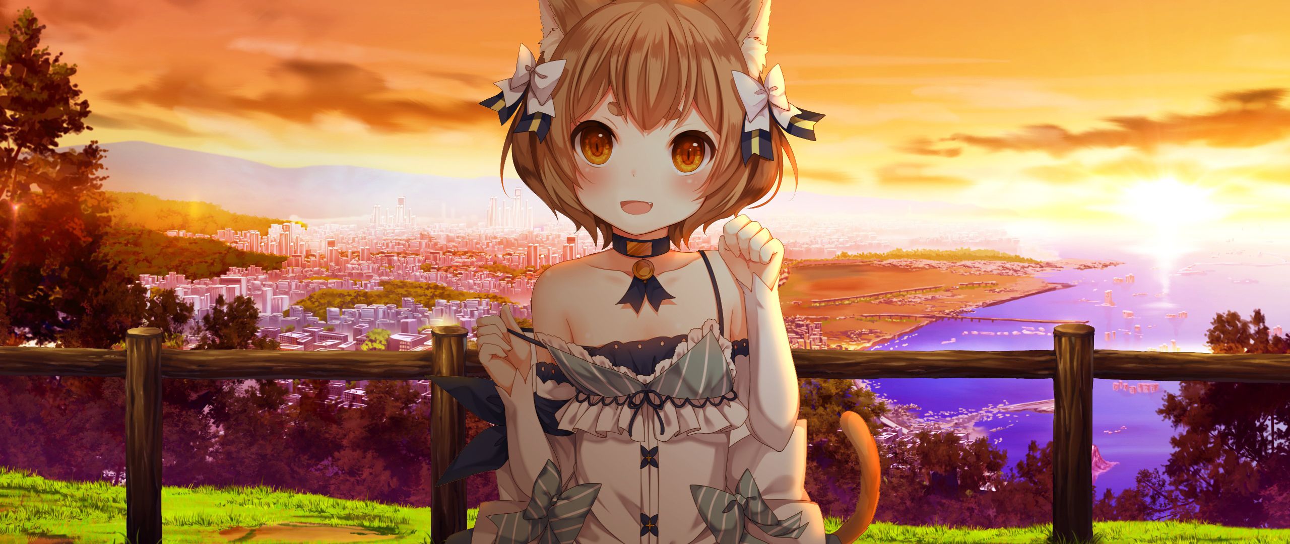 2560x1080 Download wallpaper 2560x1080 ferris felix argyle, anime girl, re:zero, dual wide 2560x1080 HD background, 7588