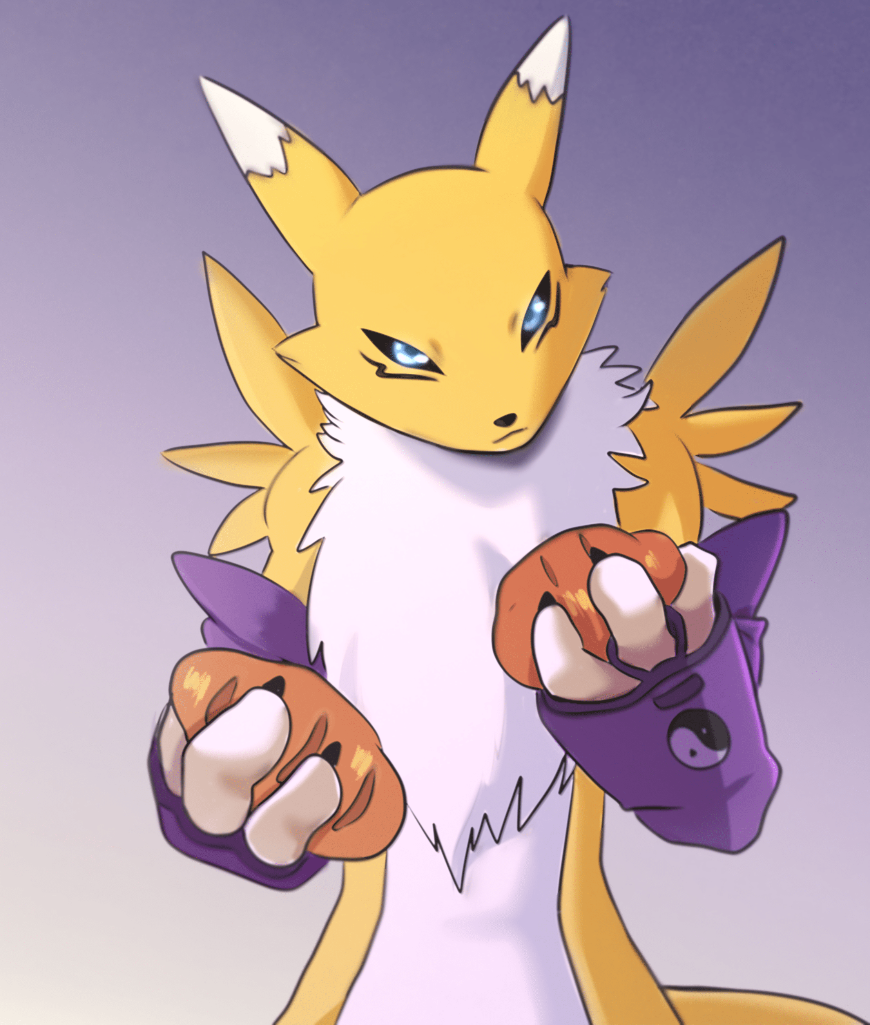 3000x3534 Renamon Remake [2021 VS 2018] all that I can say is that I always liked drawing Renamon, but I ve been bad at drawing her for a long time