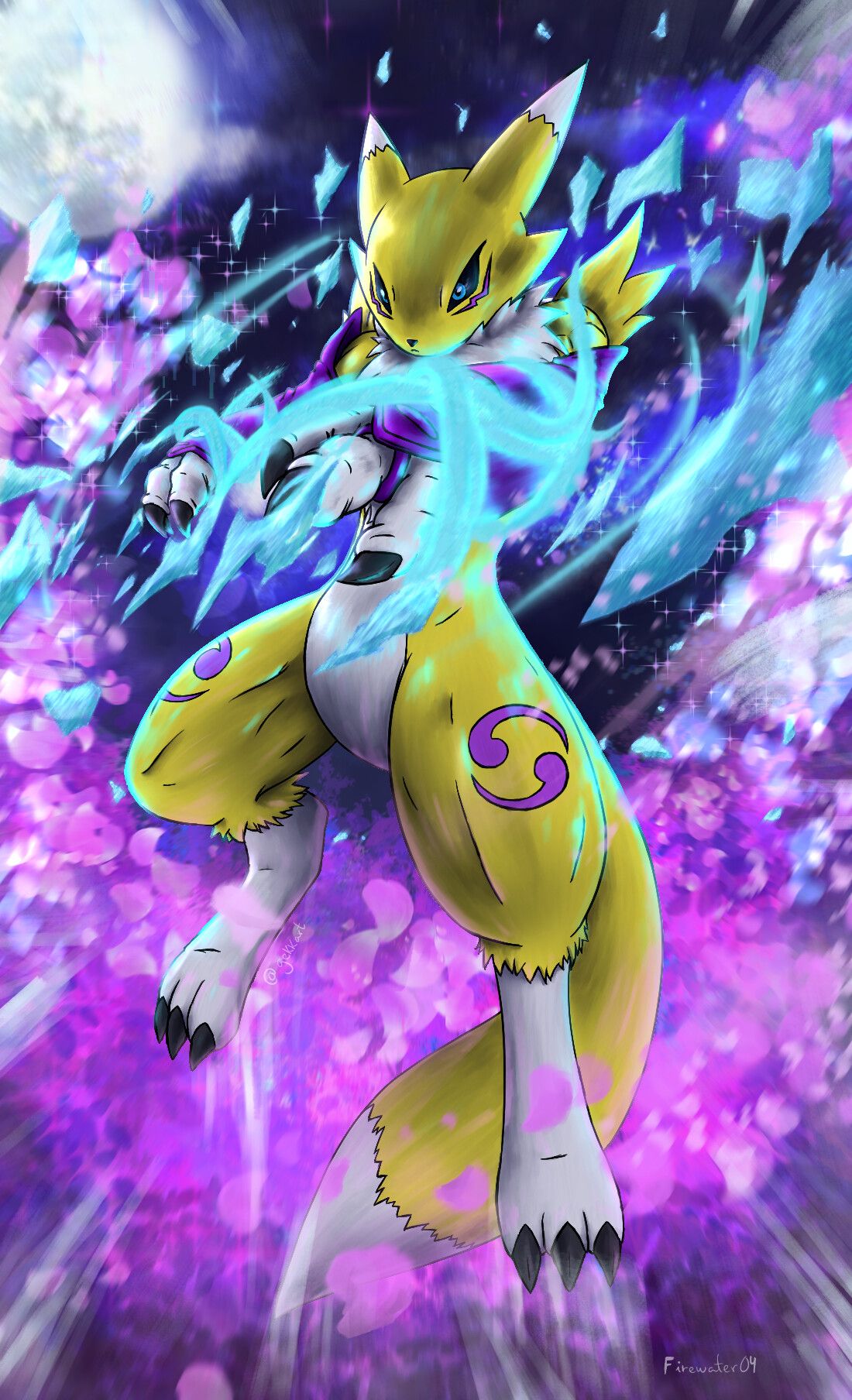 Renamon Wallpapers Top Free Renamon Backgrounds Wallpaperaccess