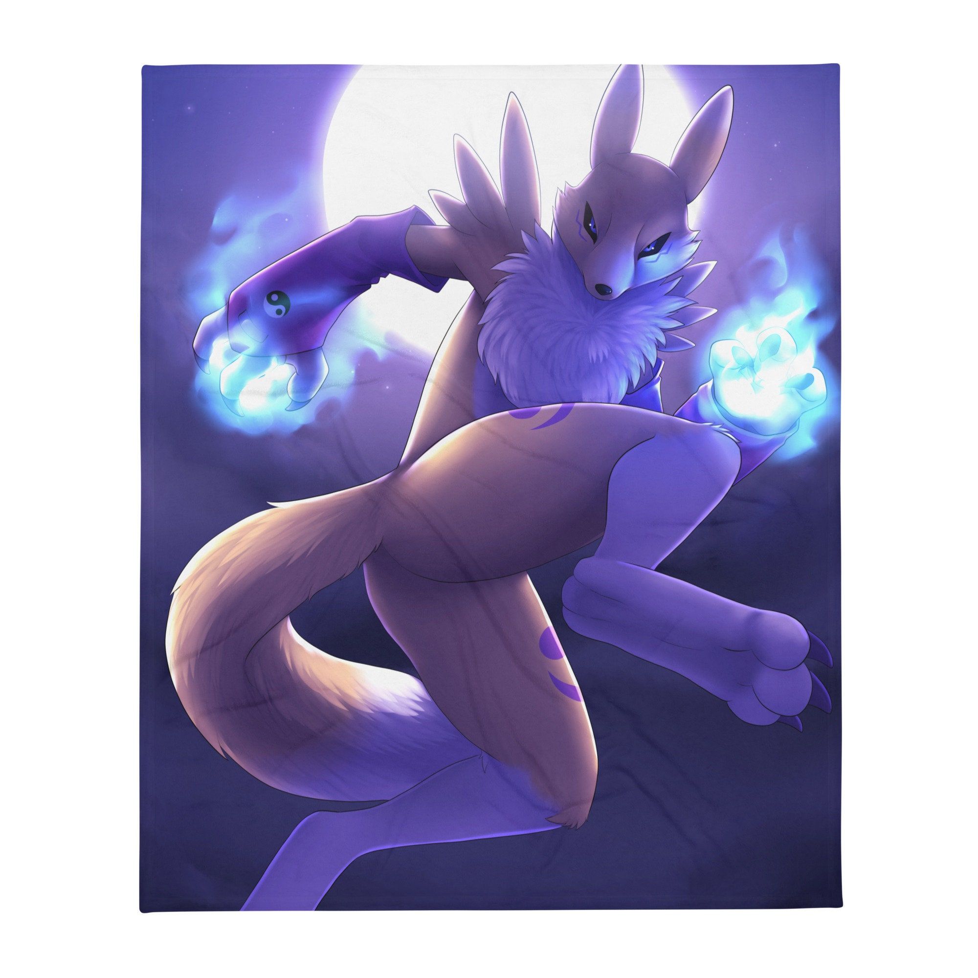 2000x2000 Renamon Throw Blanket