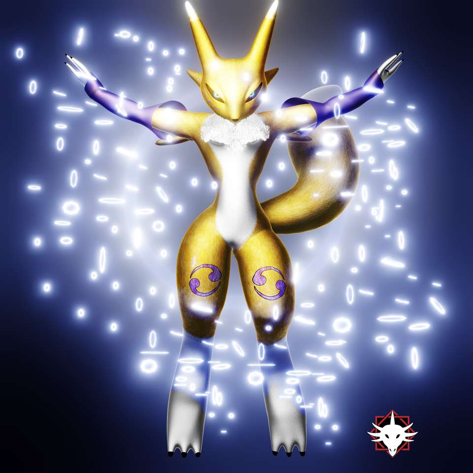 960x960 Renamon Koyoutsetsu attack photo puzzle