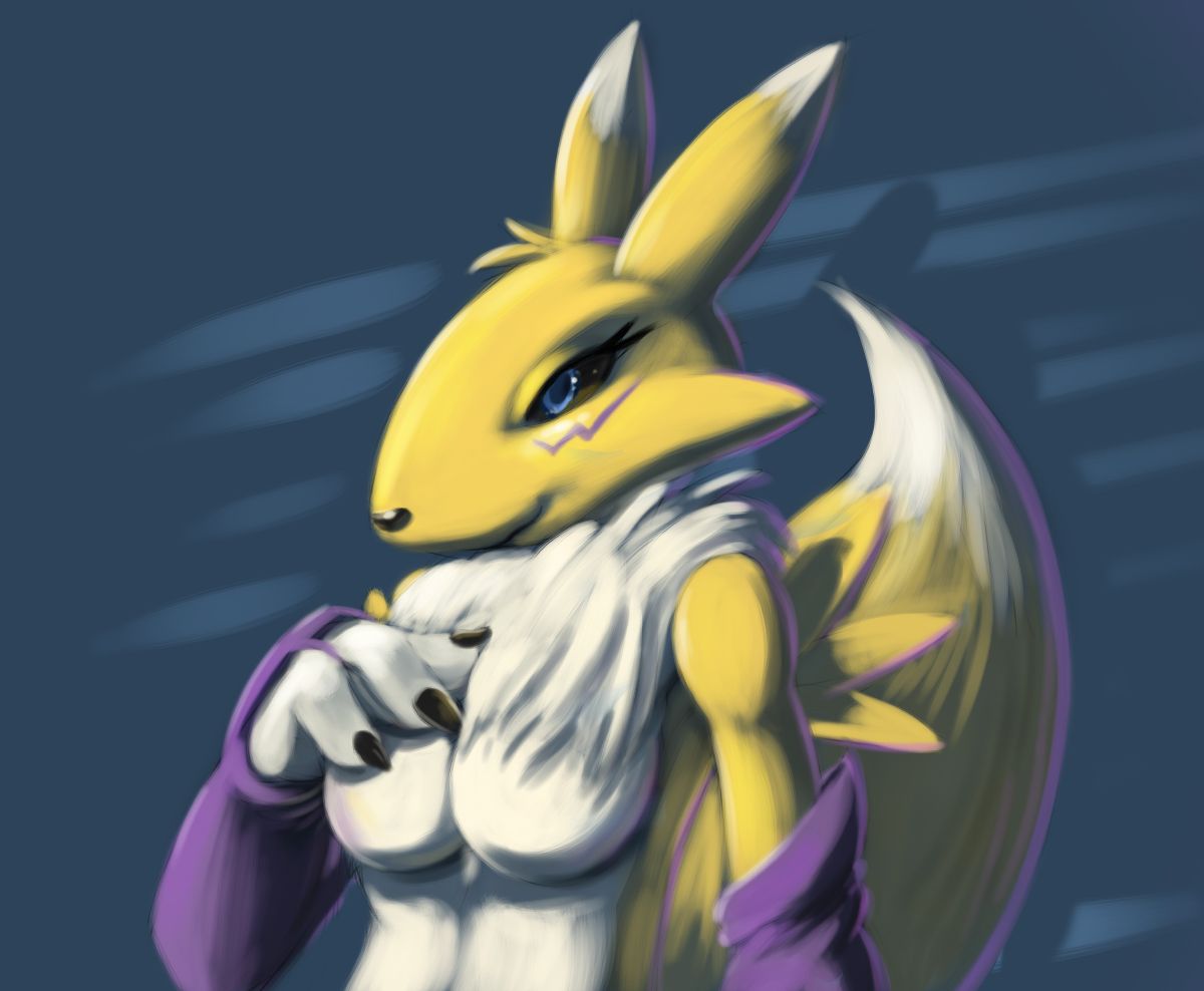 1200x988 renamon speedpaint