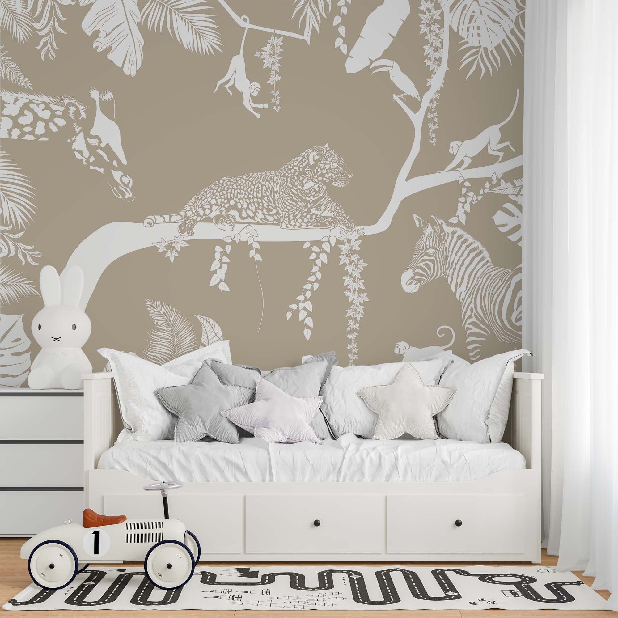 2000x2000 Nursery Wallpaper Neutral