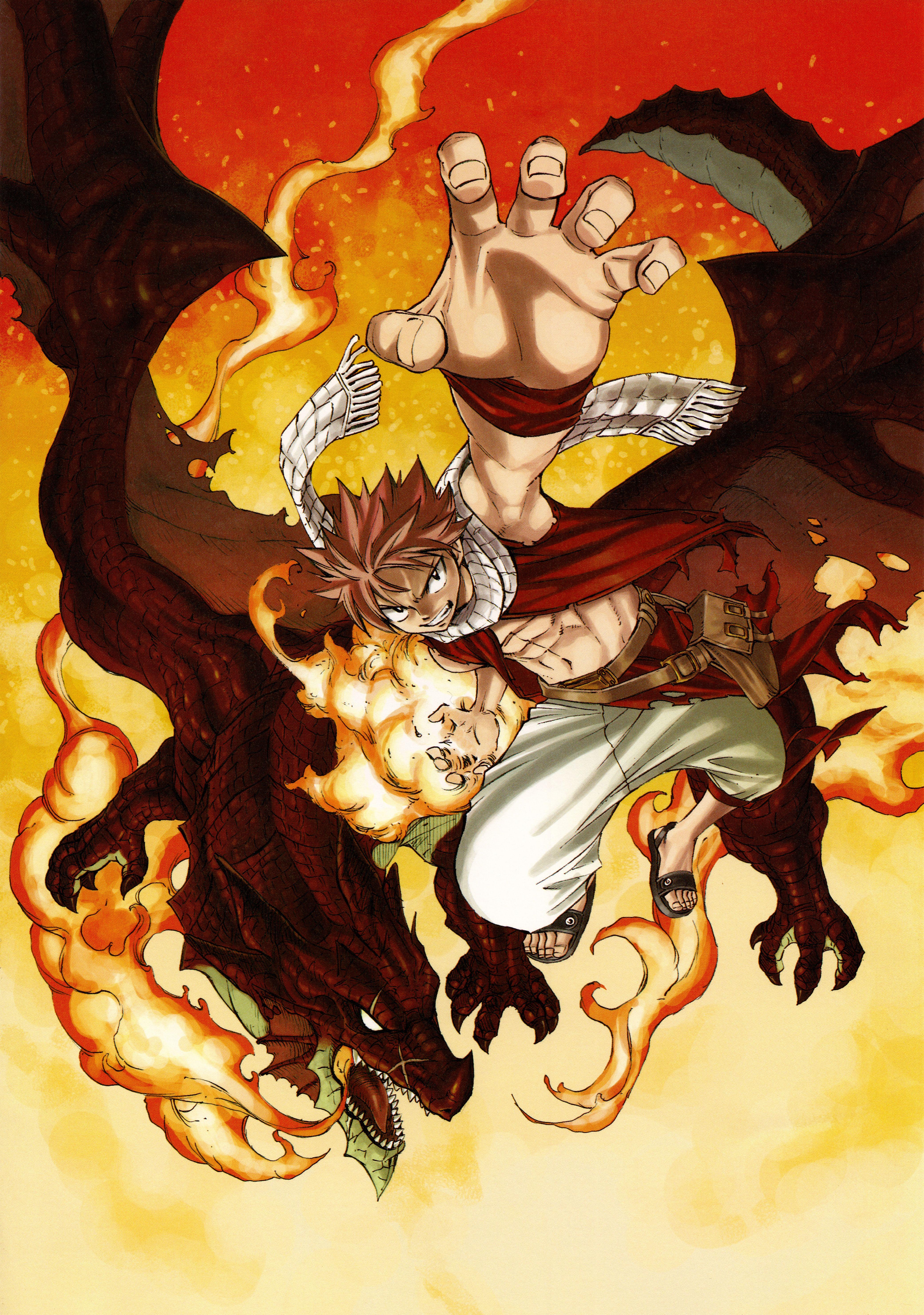 4162x5925 Natsu Dragneel TAIL Anime Image Board