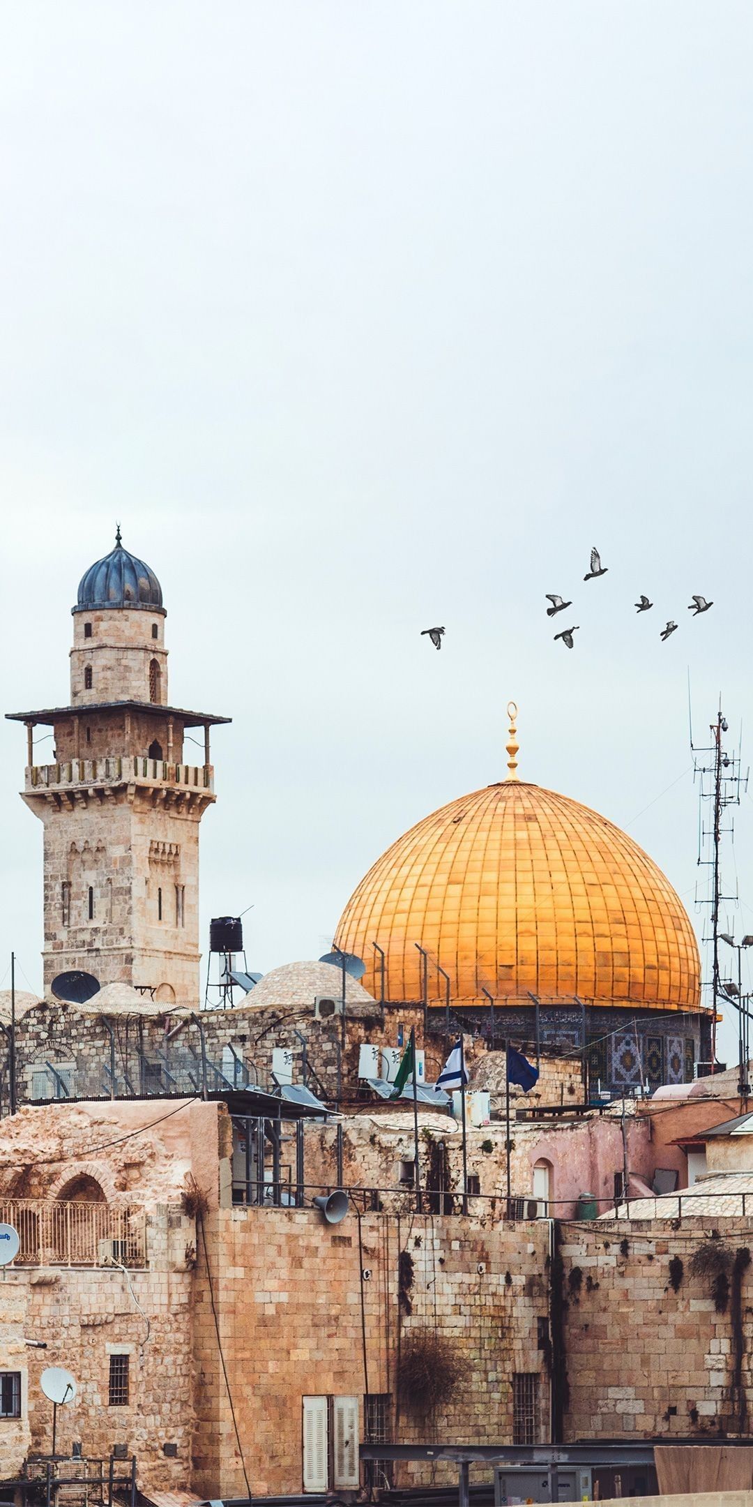 1080x2160 Al Aqsa Palestine. Dome Of The Rock, Islam, Mosque Architecture
