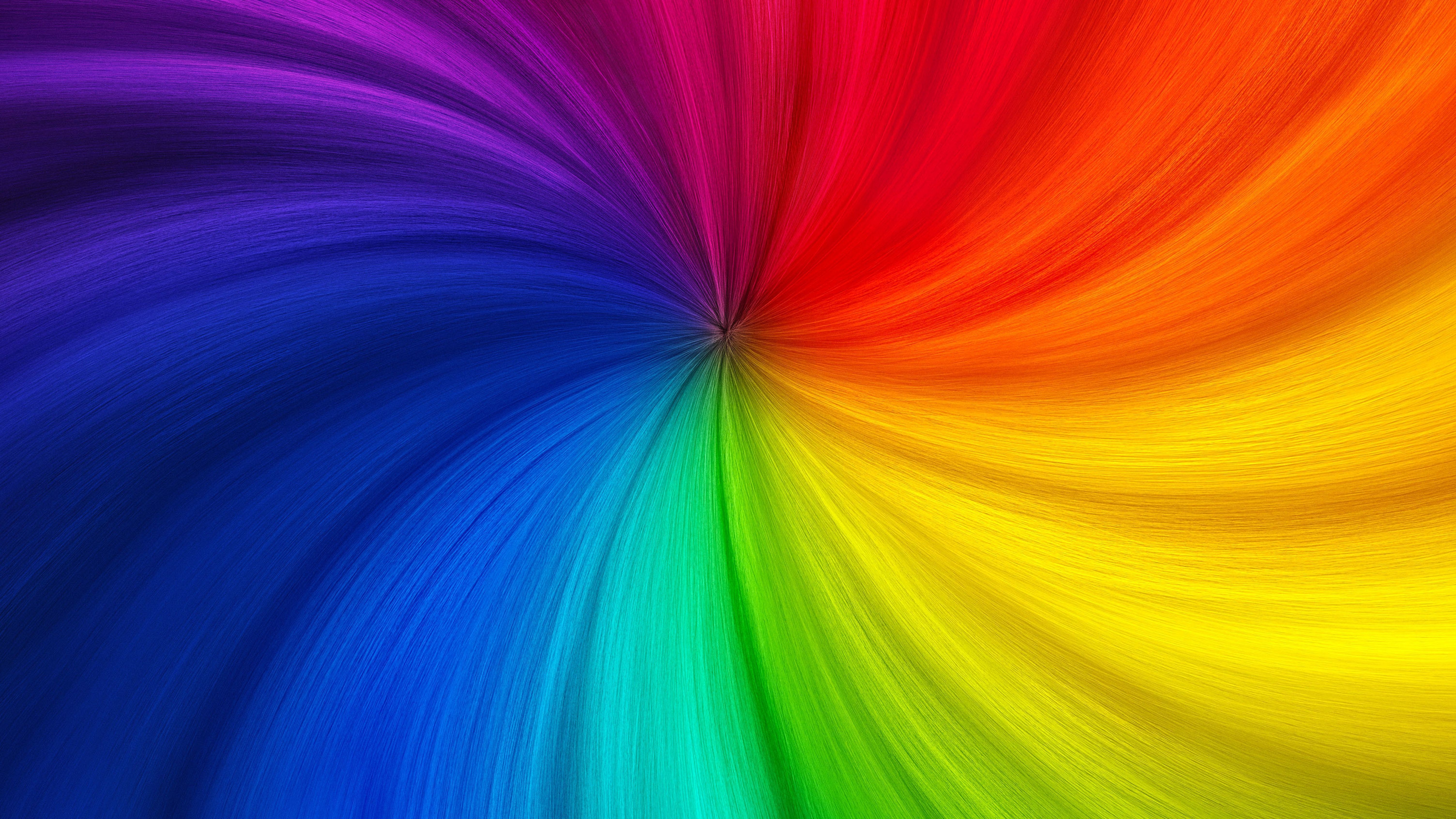 6016x3384 Swirl Wallpaper 4K, Colorful, Rainbow colors