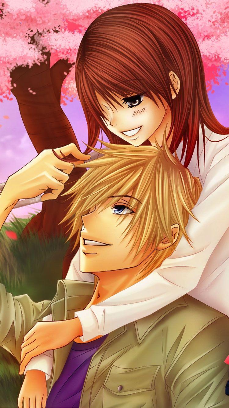 Anime Love Couple HD Wallpaper