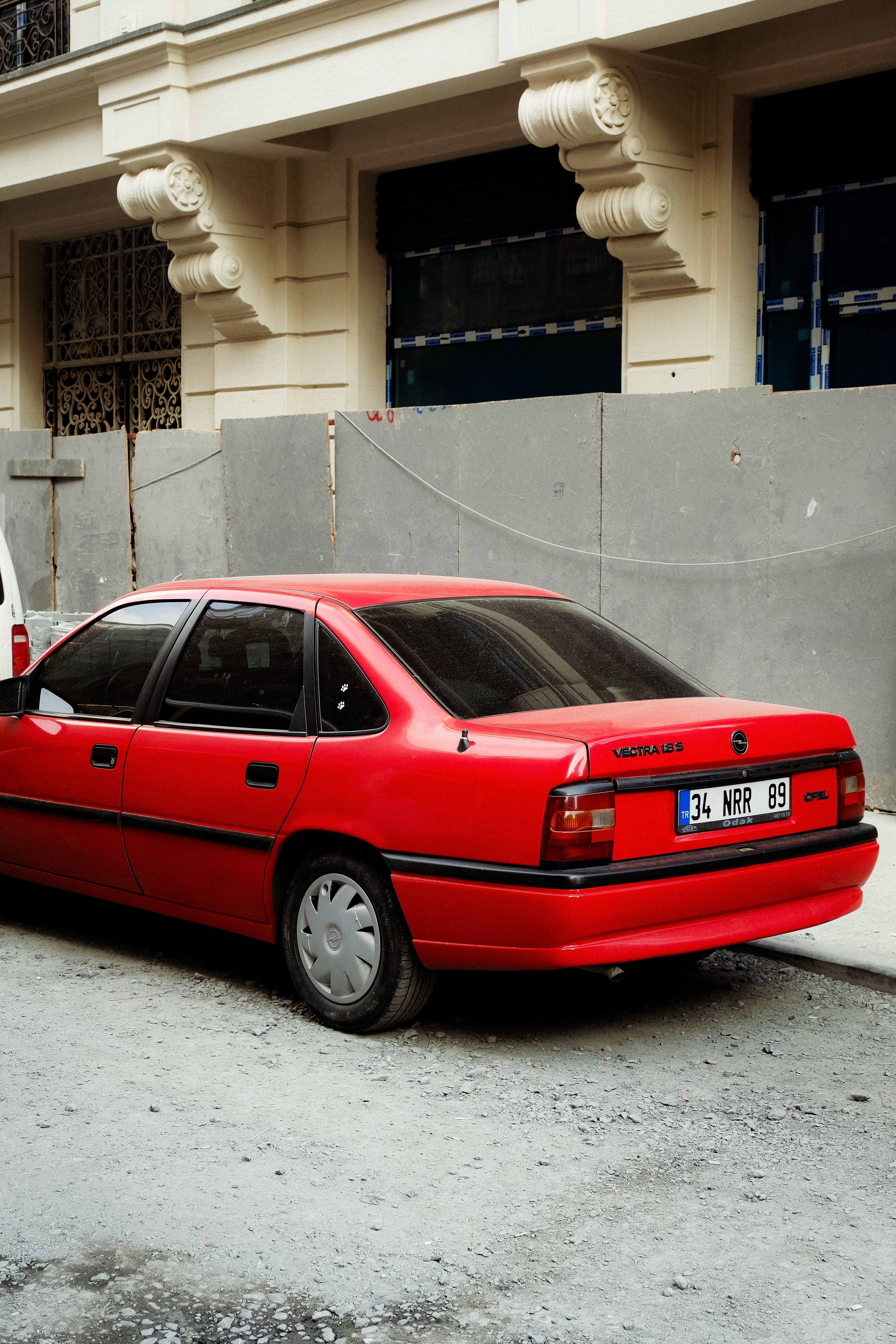 4160x6240 Red Opel Vectra Car Parked on the Side of the Street · Free