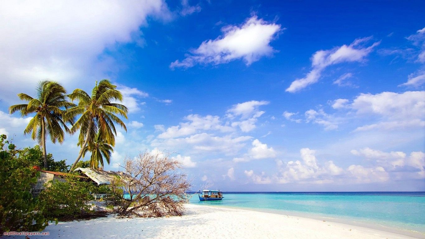 1366x768 Free Beach Wallpaper Downloads