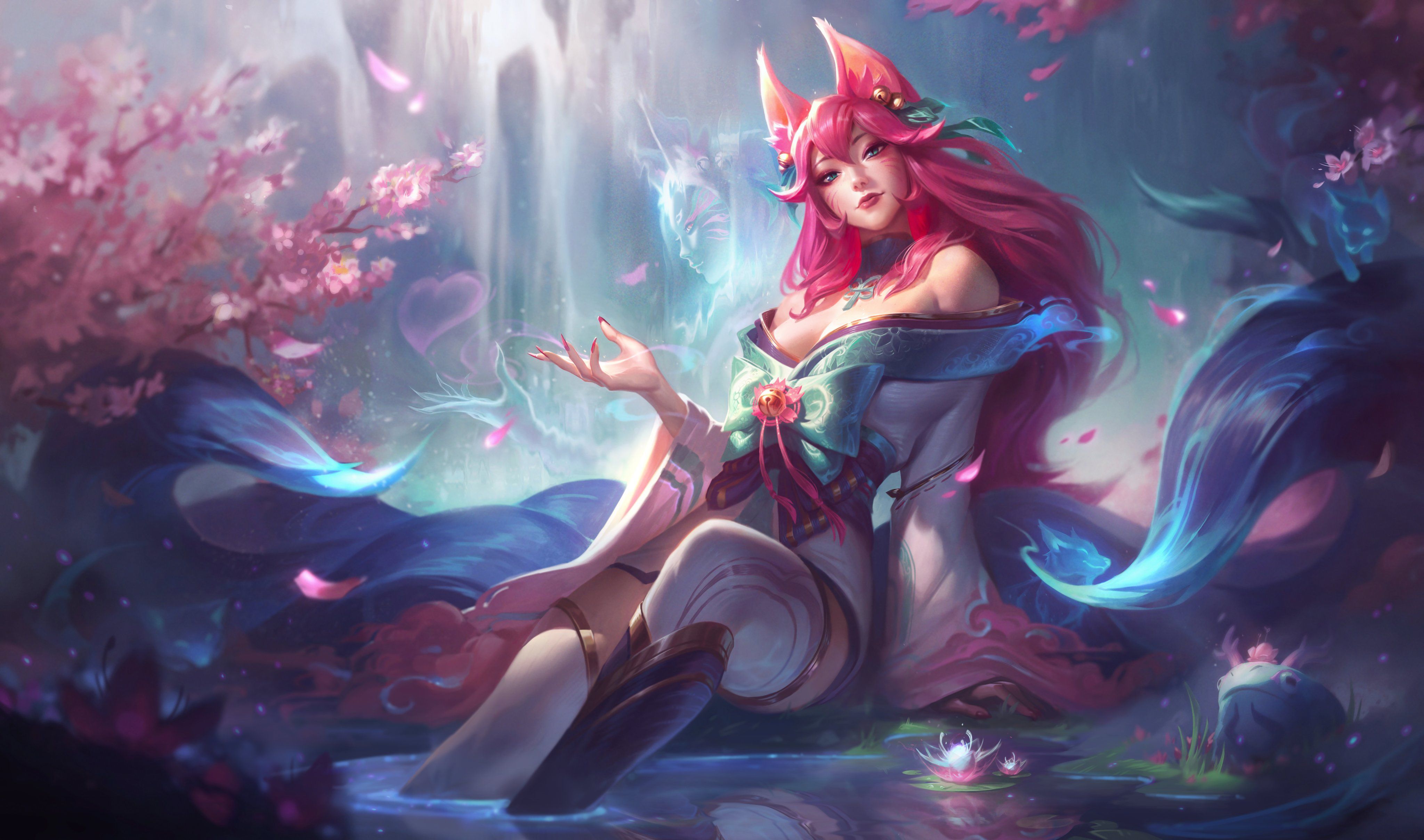 4096x2417 4K Ahri (League Of Legends) Wallpaper and Background Image