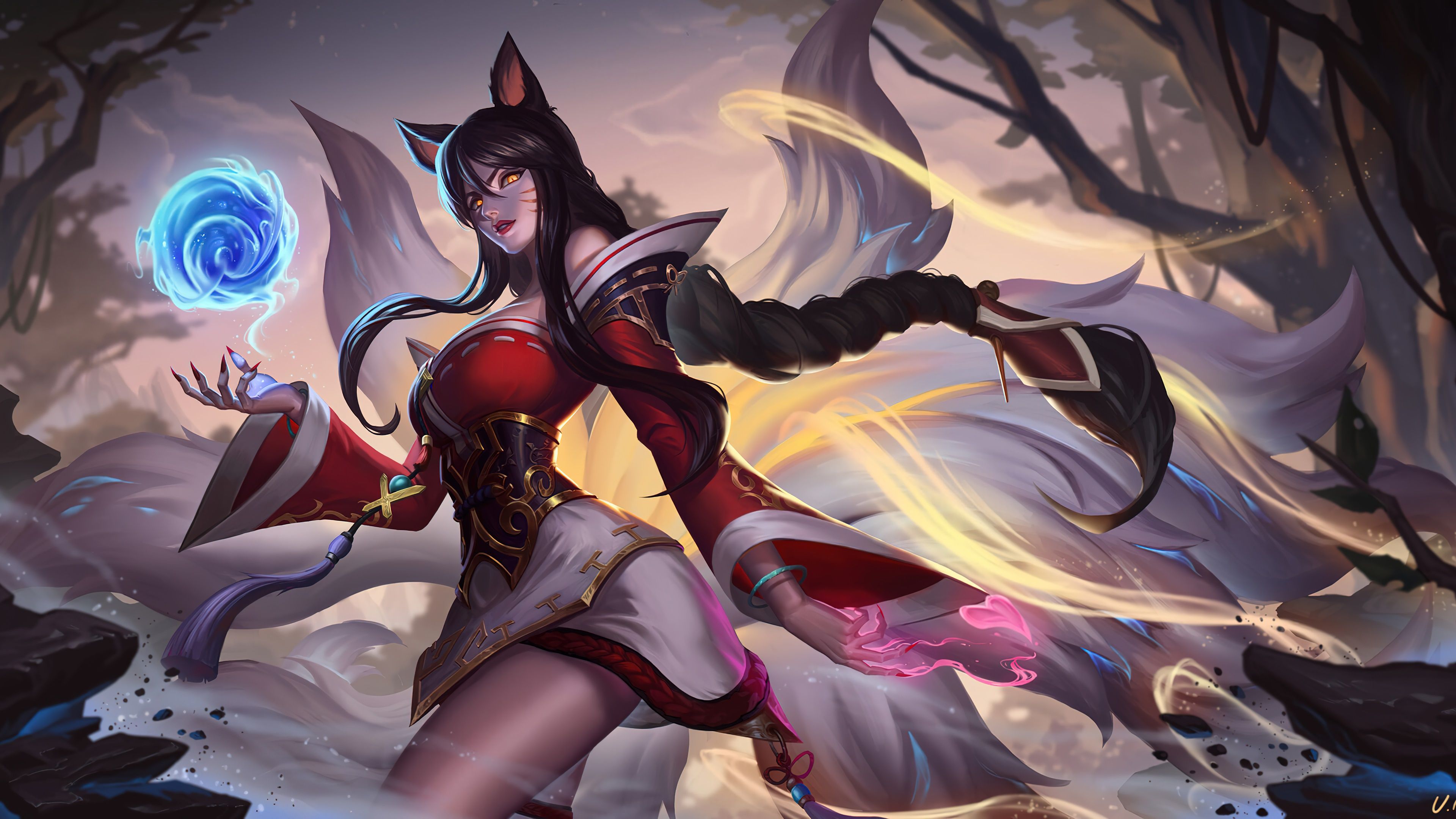 3840x2160 wallpaper, lol, ahri, 4k, HD Gallery HD Wallpaper