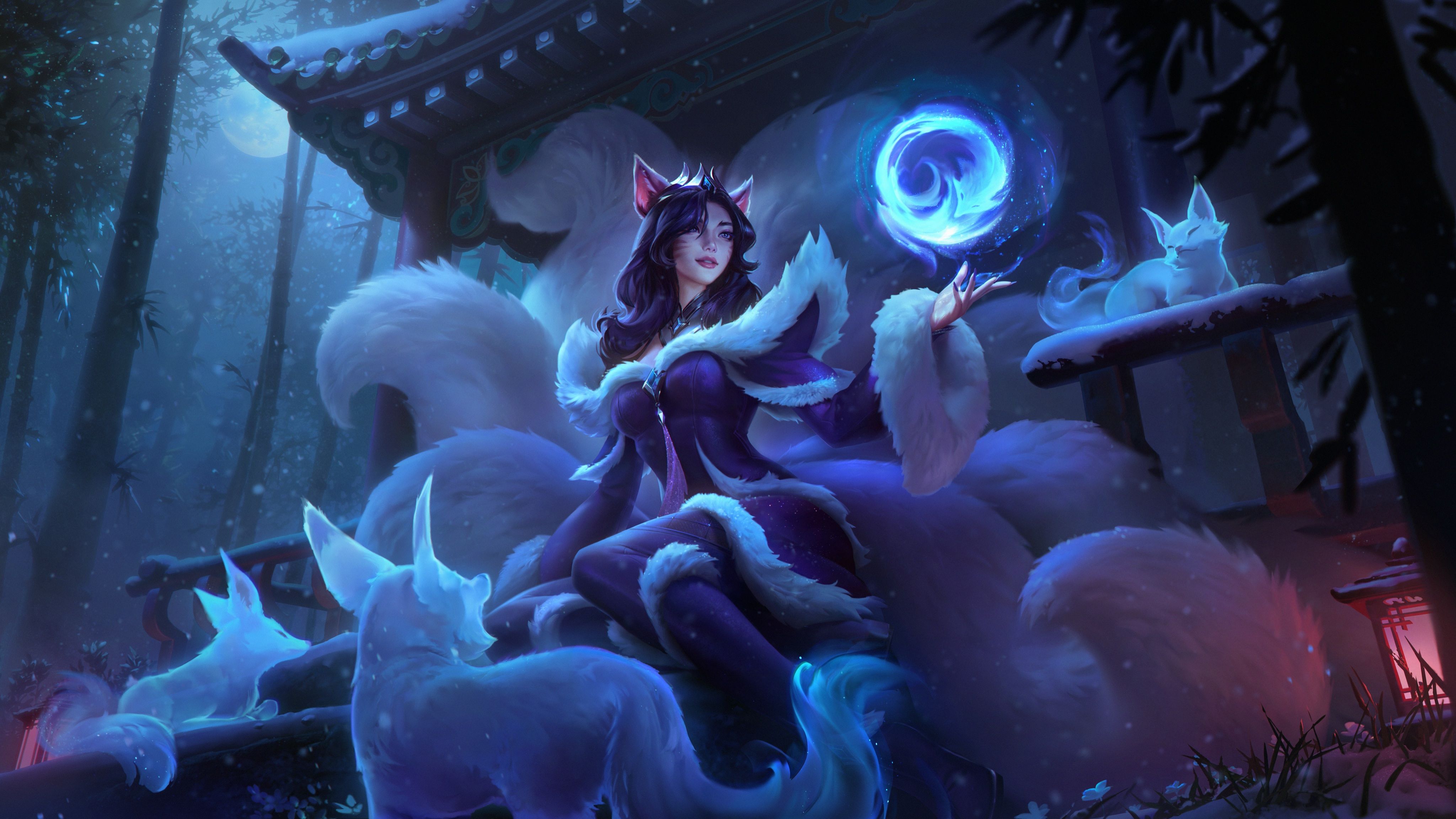 4096x2304 4K Ahri (League Of Legends) Wallpaper and Background Image