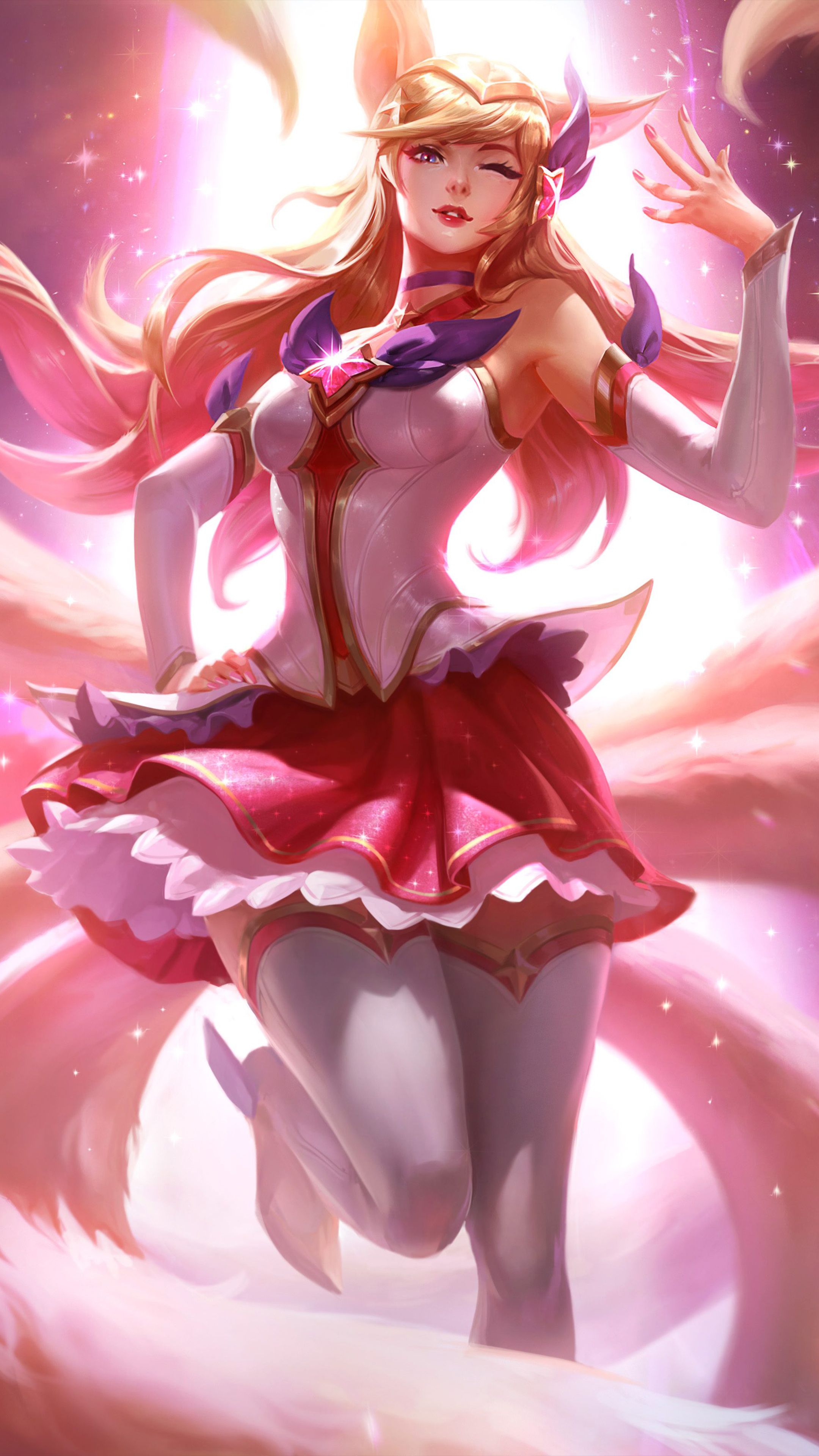 2160x3840 Ahri League of Legends 4K Ultra HD Mobile Wallpaper