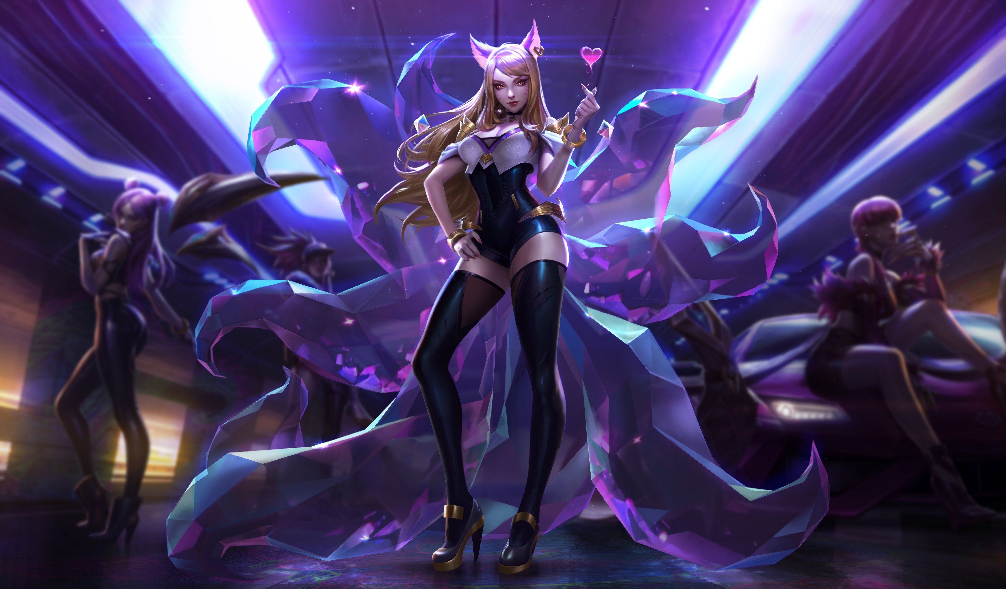 4095x2398 K DA Ahri Wallpaper