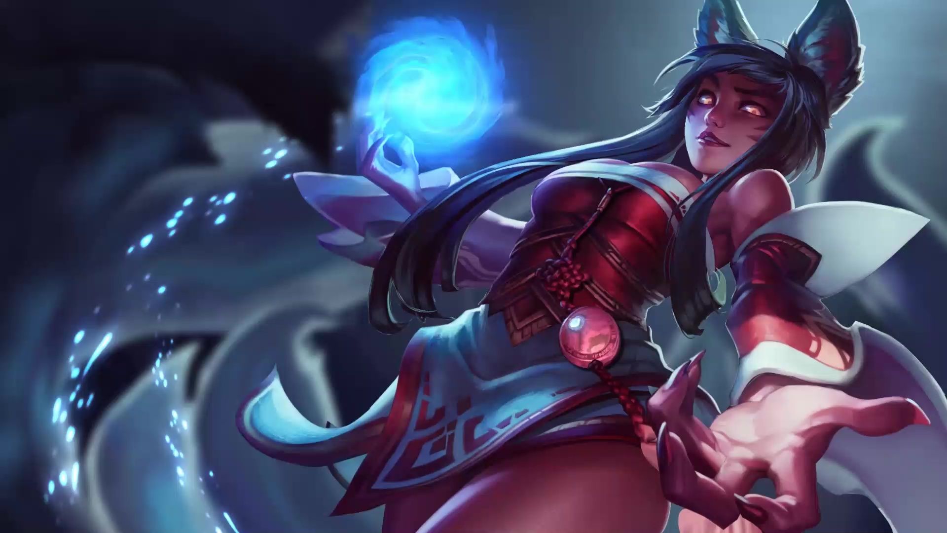 1920x1080 Ahri League Of Legends Live Wallpaper