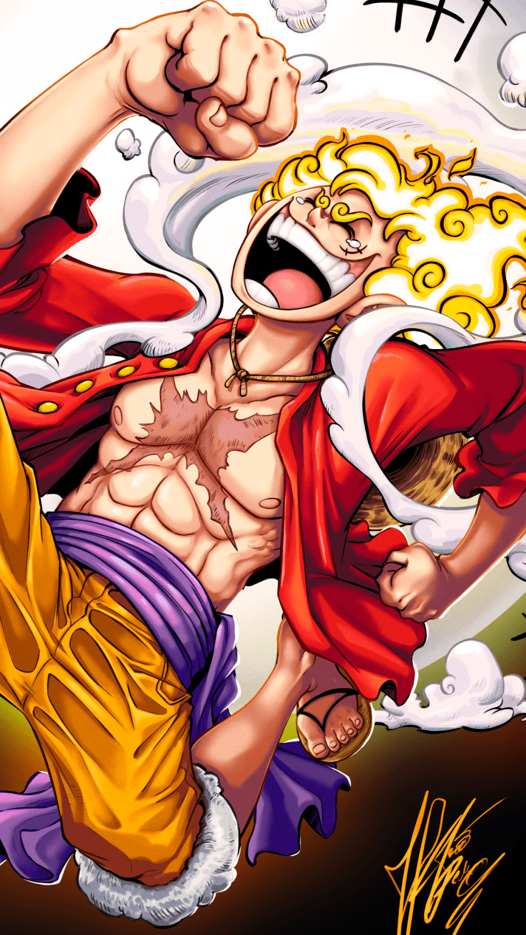 1080x1920 Wallpaper / Anime One Piece Phone Wallpaper, Monkey D. Luffy, Gear 5 (One Piece), 1080x1920 free download