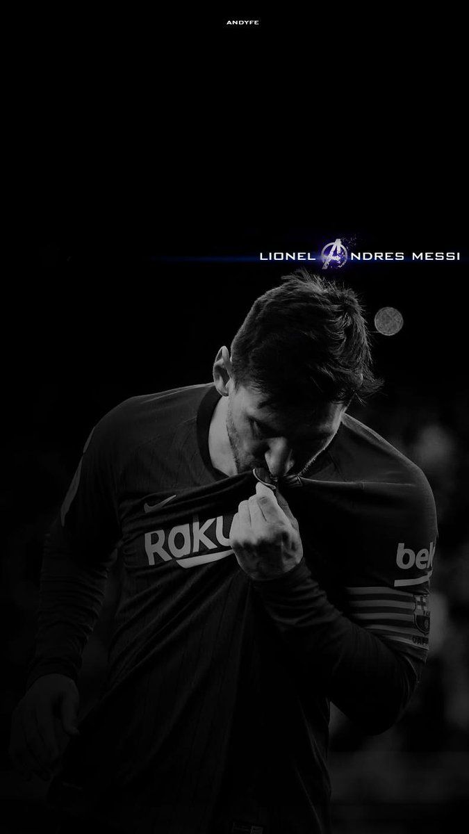 675x1200 Messi Black And White Wallpaper