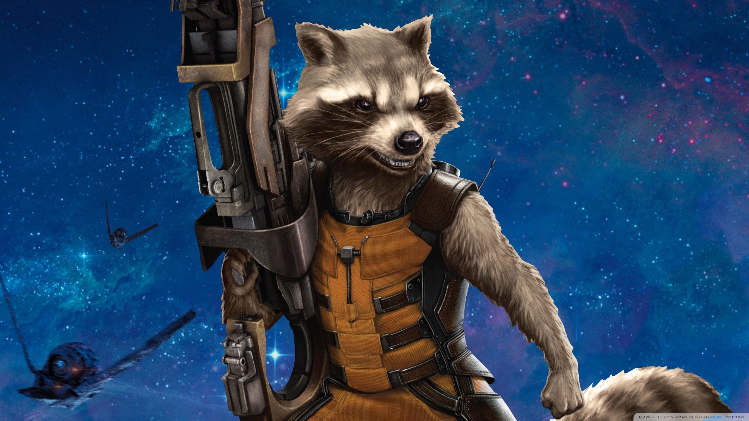 2560x1440 HD Rocket Raccoon Wallpaper