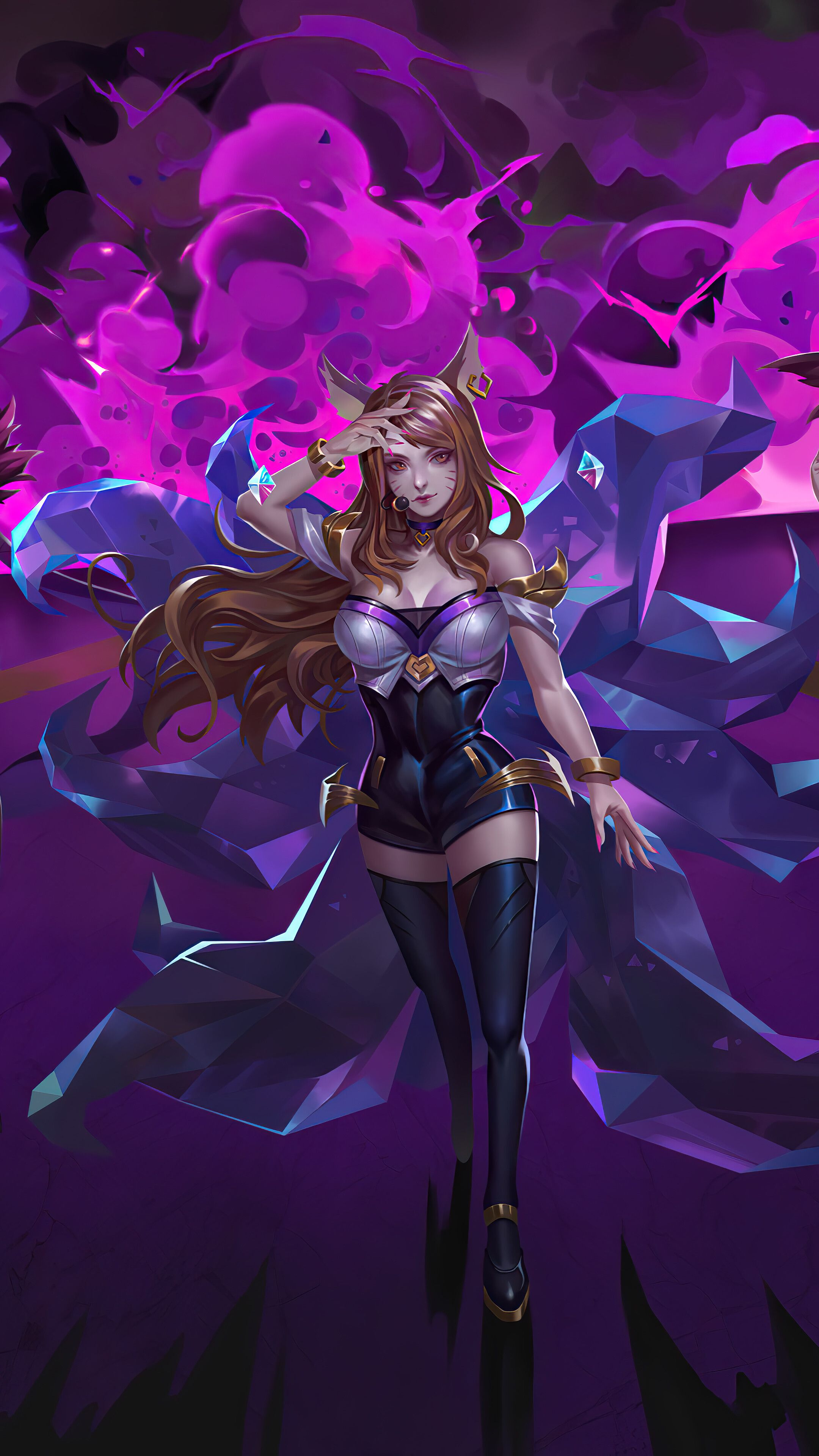 2160x3840 K DA, Ahri, Akalai, Evelynn, KaiSa, 4k Gallery HD Wallpaper