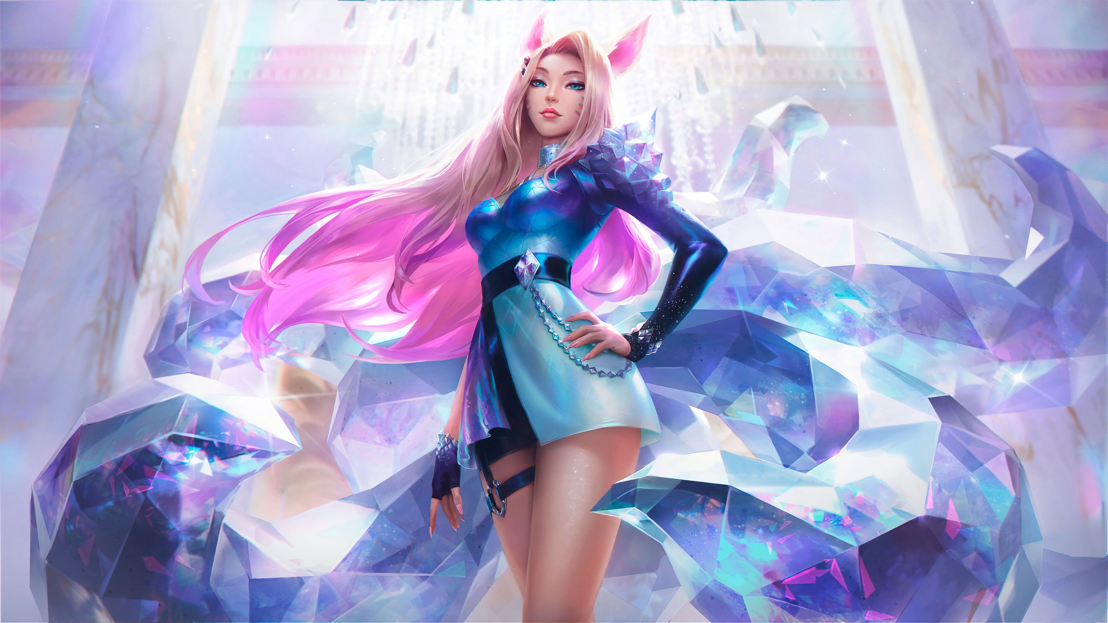 3840x2160 Wallpaper Ahri, Ahri League Of Legends, KDa