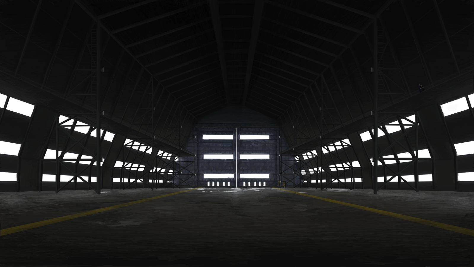 1600x900 Hangar Wallpaper