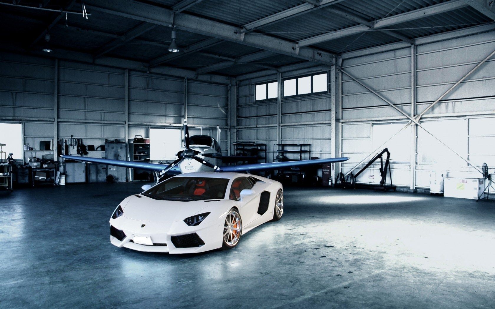1680x1050 Awesome Hangar Wallpaper