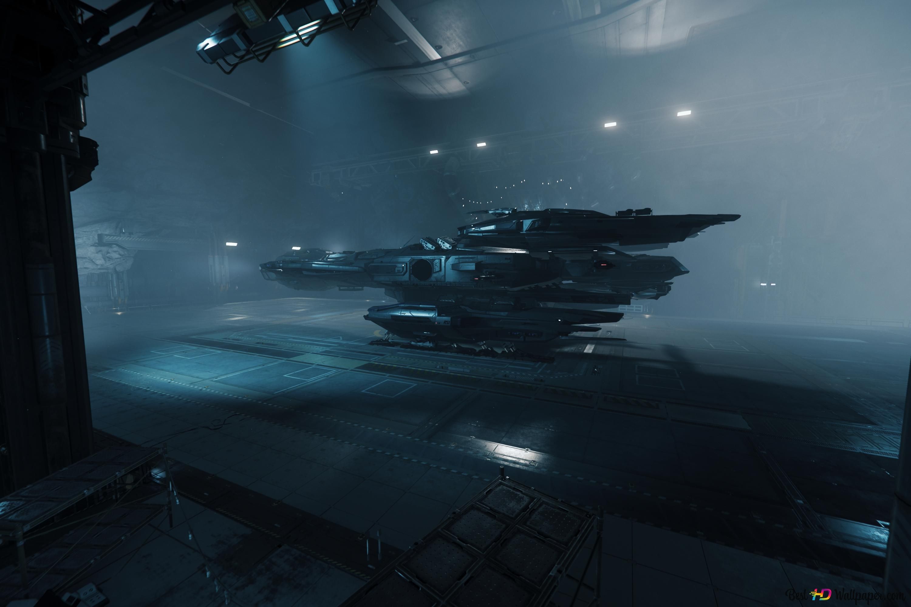 3000x2000 Star Citizen, Hangar 4K wallpaper download