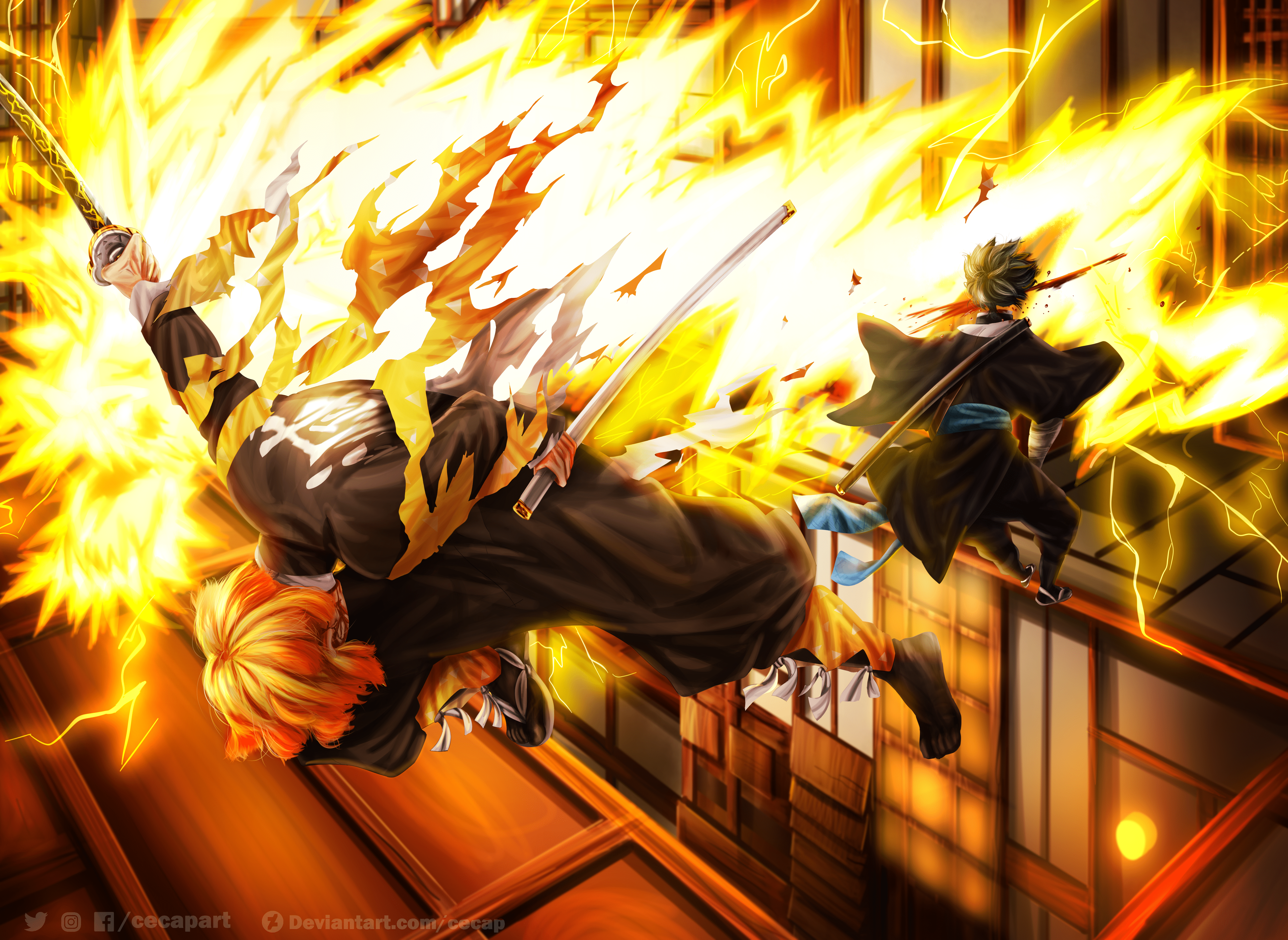 4500x3284 Demon Slayer: Kimetsu no Yaiba 4k Ultra HD Wallpaper